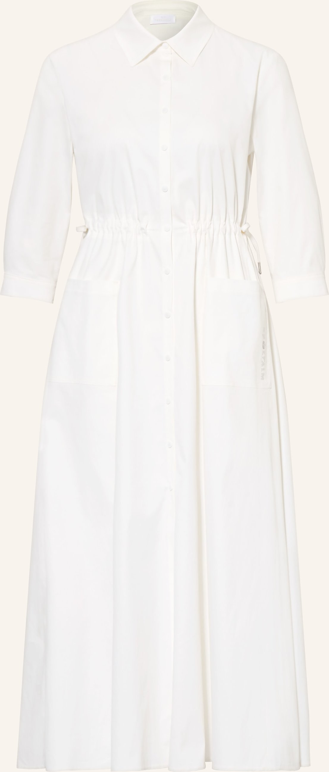 Sportalm Hemdblusenkleid Mit 3/4-Arm weiss