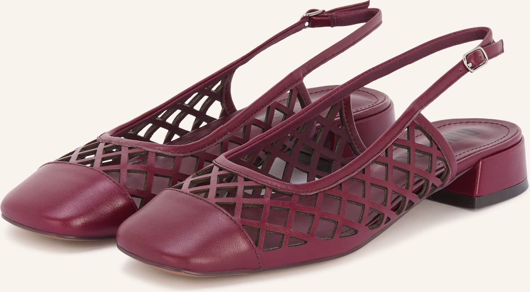 Bibi Lou Slingpumps Moura rot