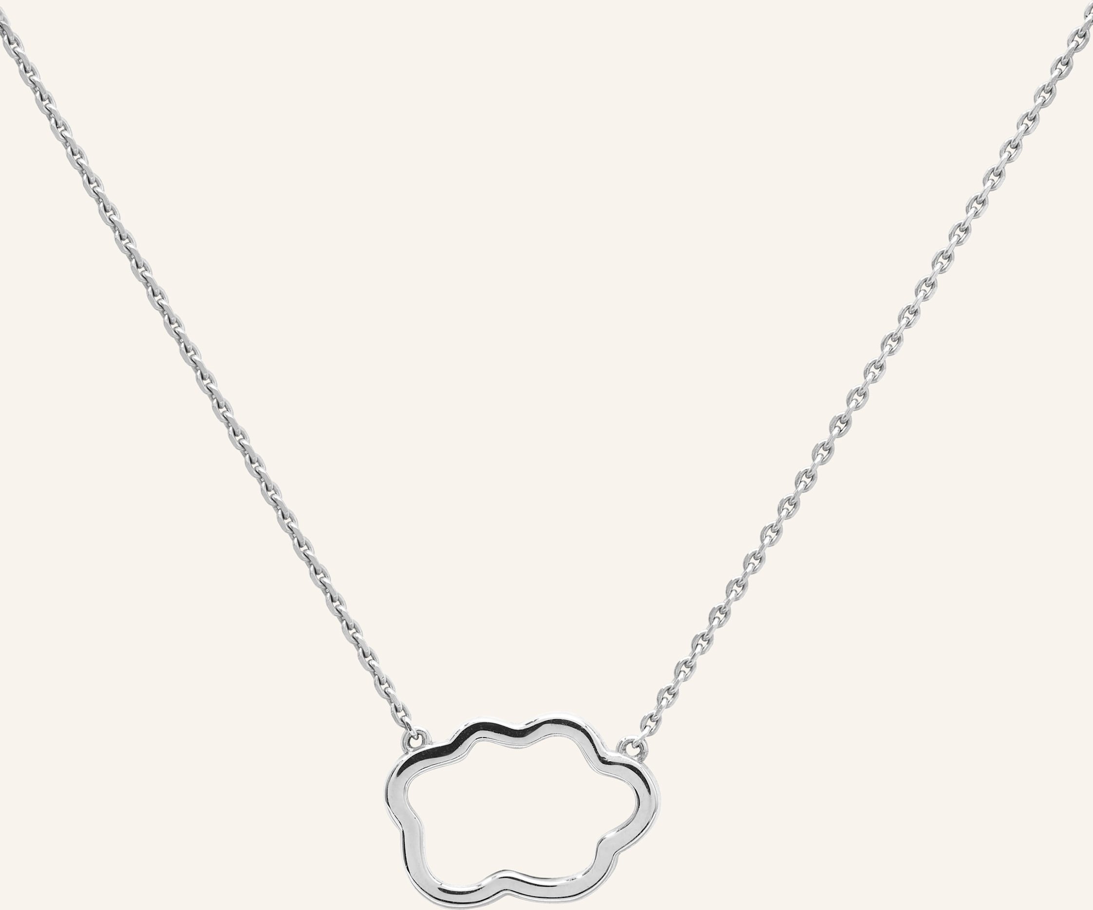 Vieri Kette Wolke Silhouette Gold silber