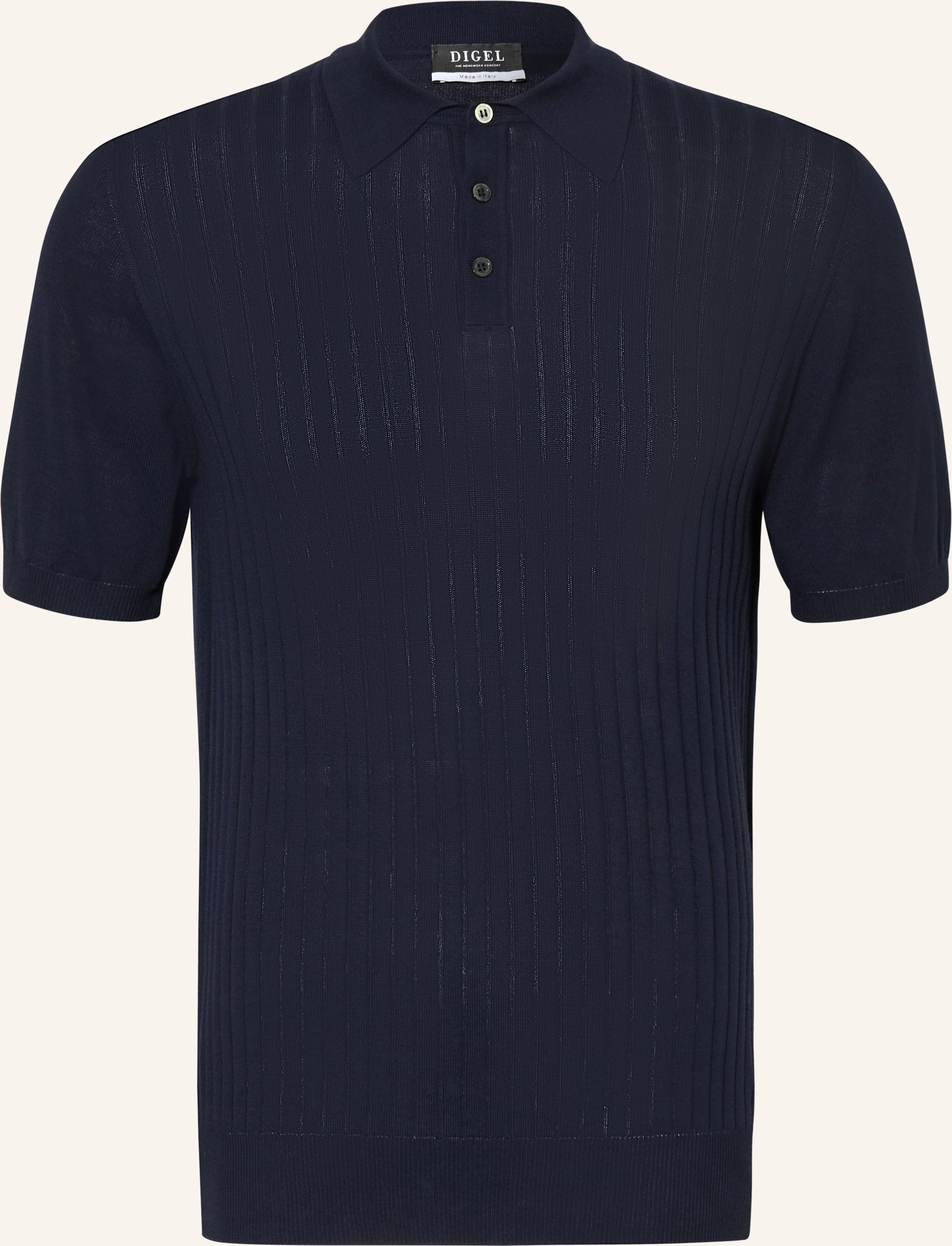 Digel Strick-Poloshirt Damy blau