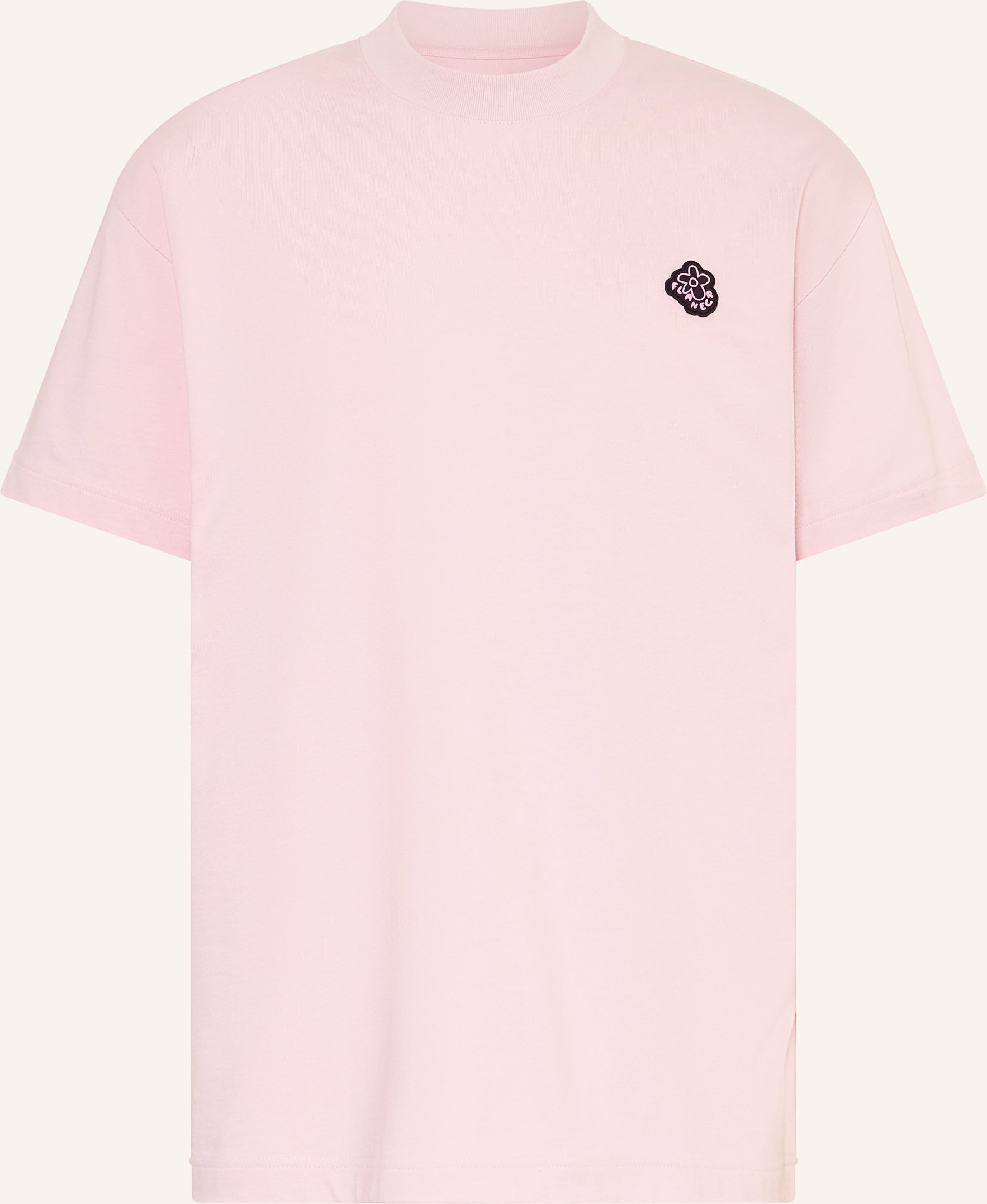 Flâneur Oversized-Shirt Rubber Blossom pink