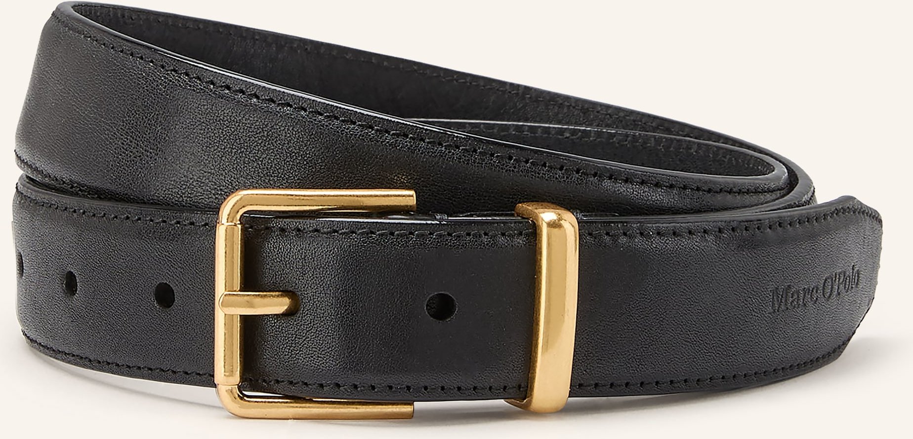 Marc O'polo Ledergürtel schwarz