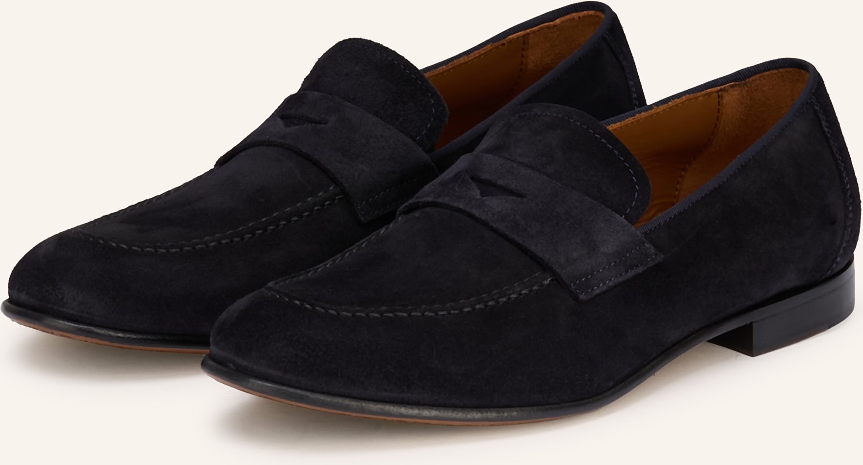 Paul Penny-Loafer Crosta blau