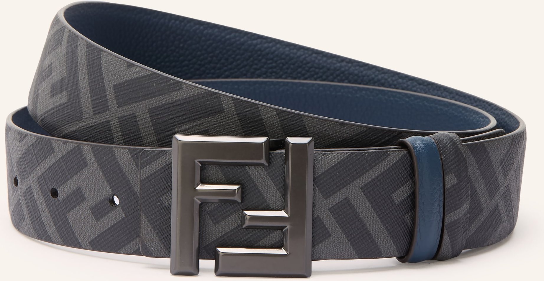 Fendi Ledergürtel blau