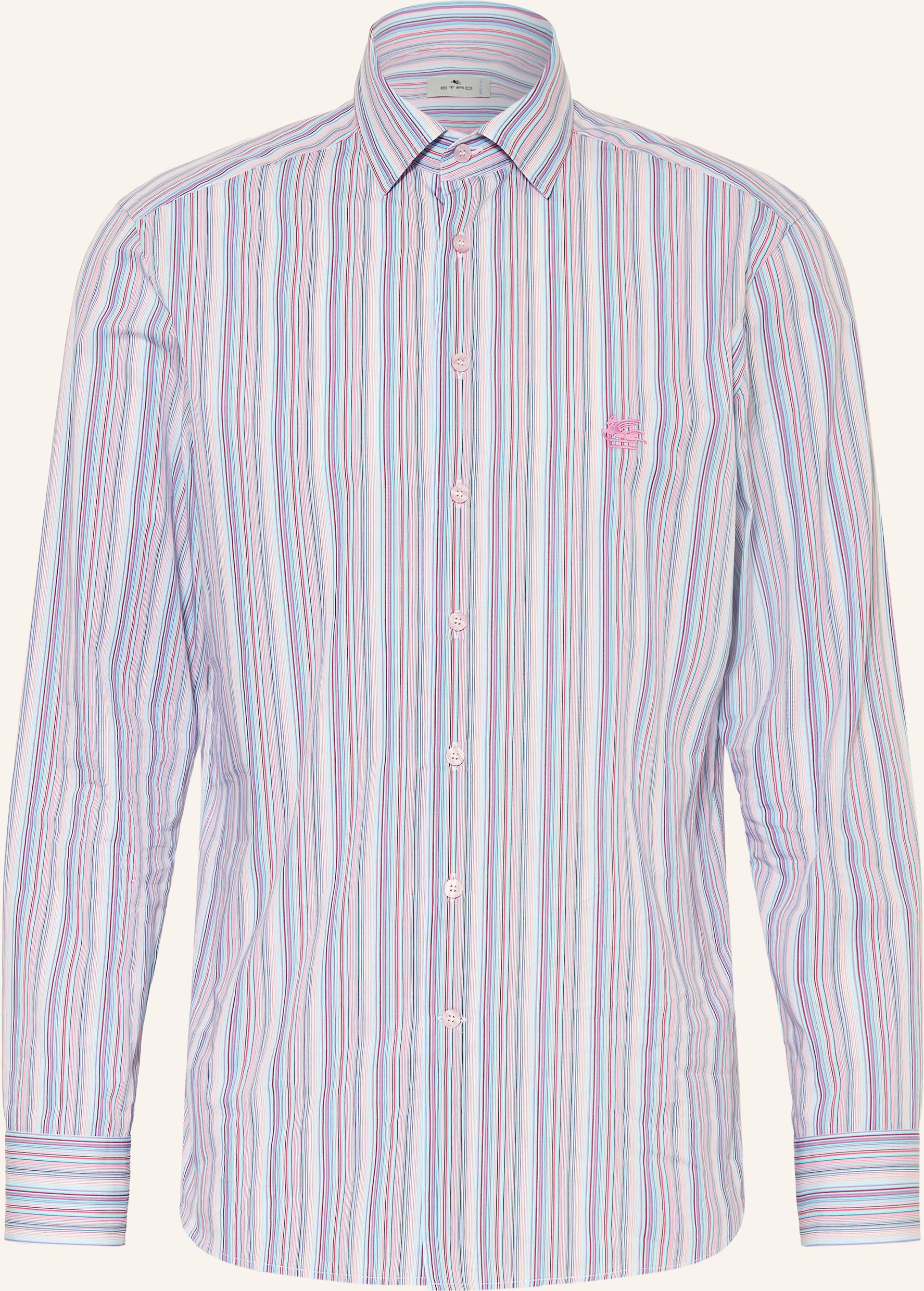 Etro Hemd Slim Fit pink