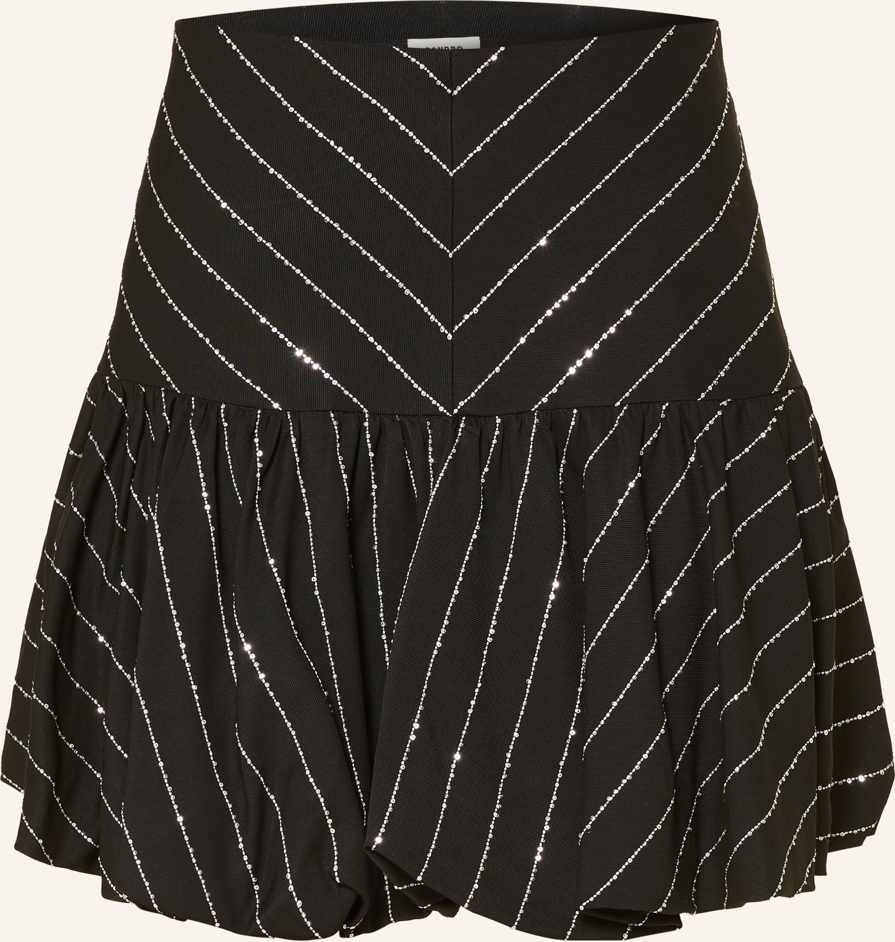 Sandro Rock Mit Schmucksteinen schwarz