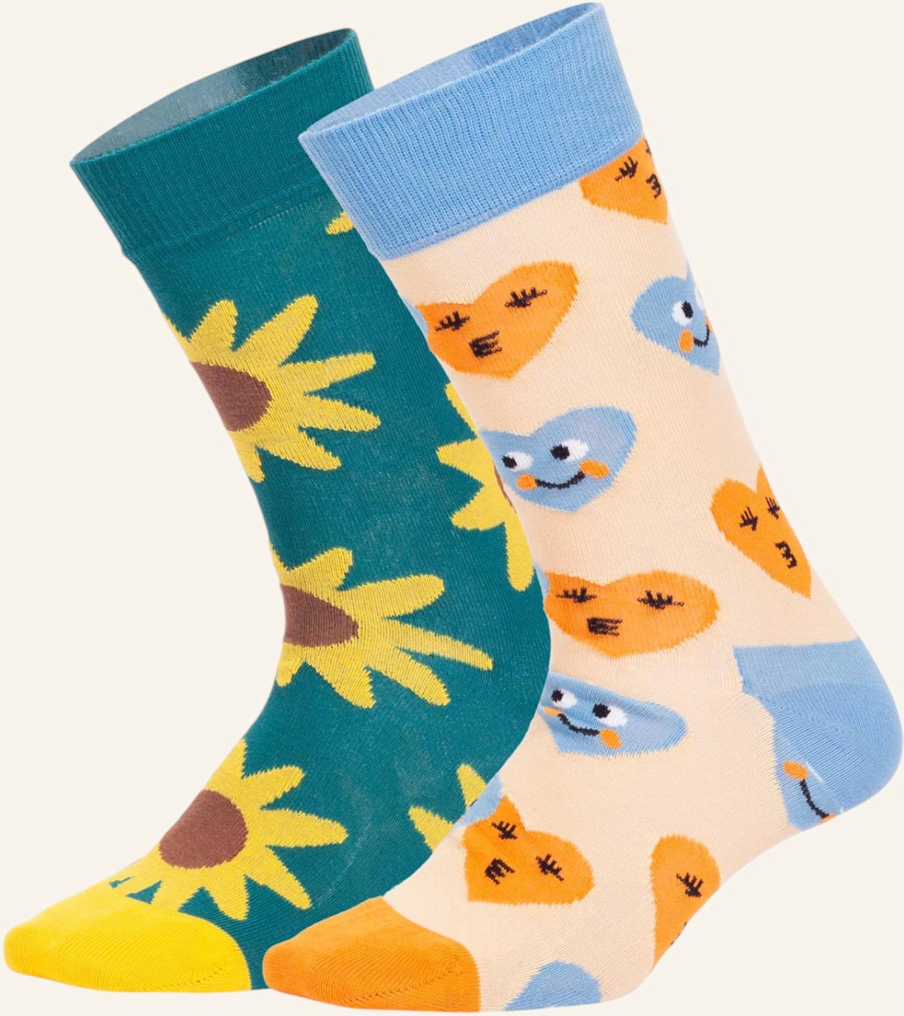 Thumbnail - Dillysocks Socken Sunflower Smiles braun