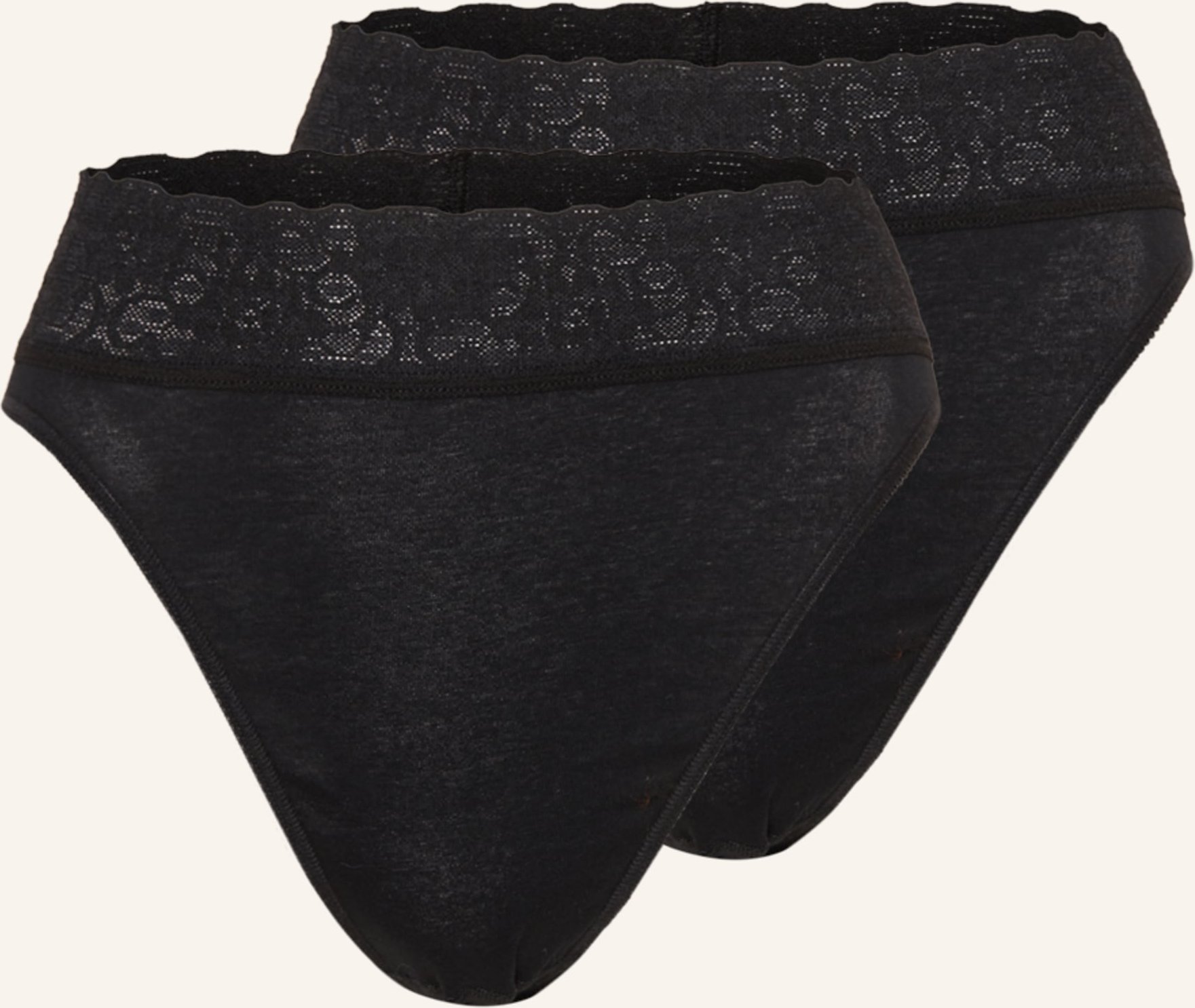 Calida 2er-Pack Panties Iconics schwarz
