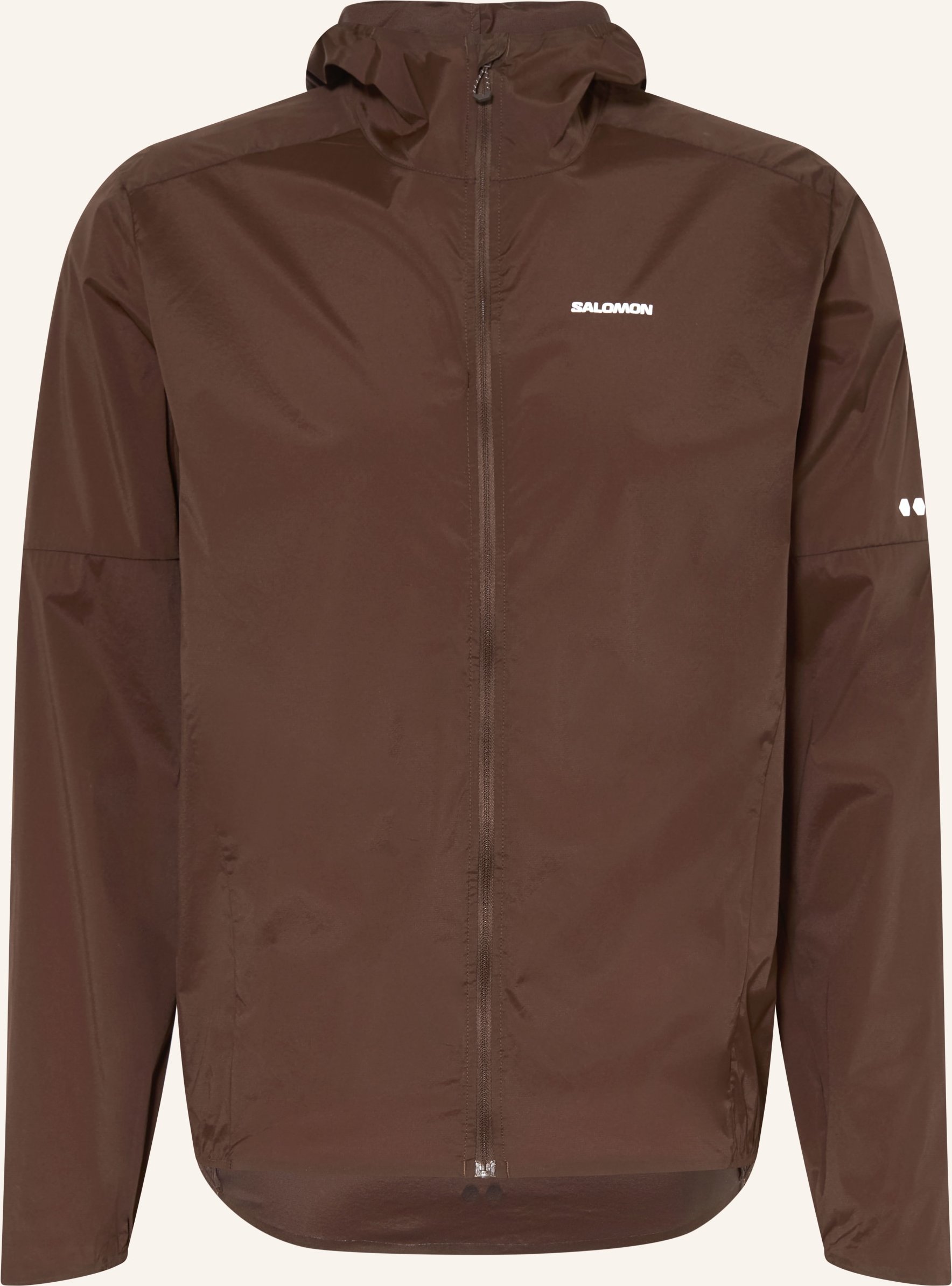 Salomon Laufjacke Sense Aero Wind braun