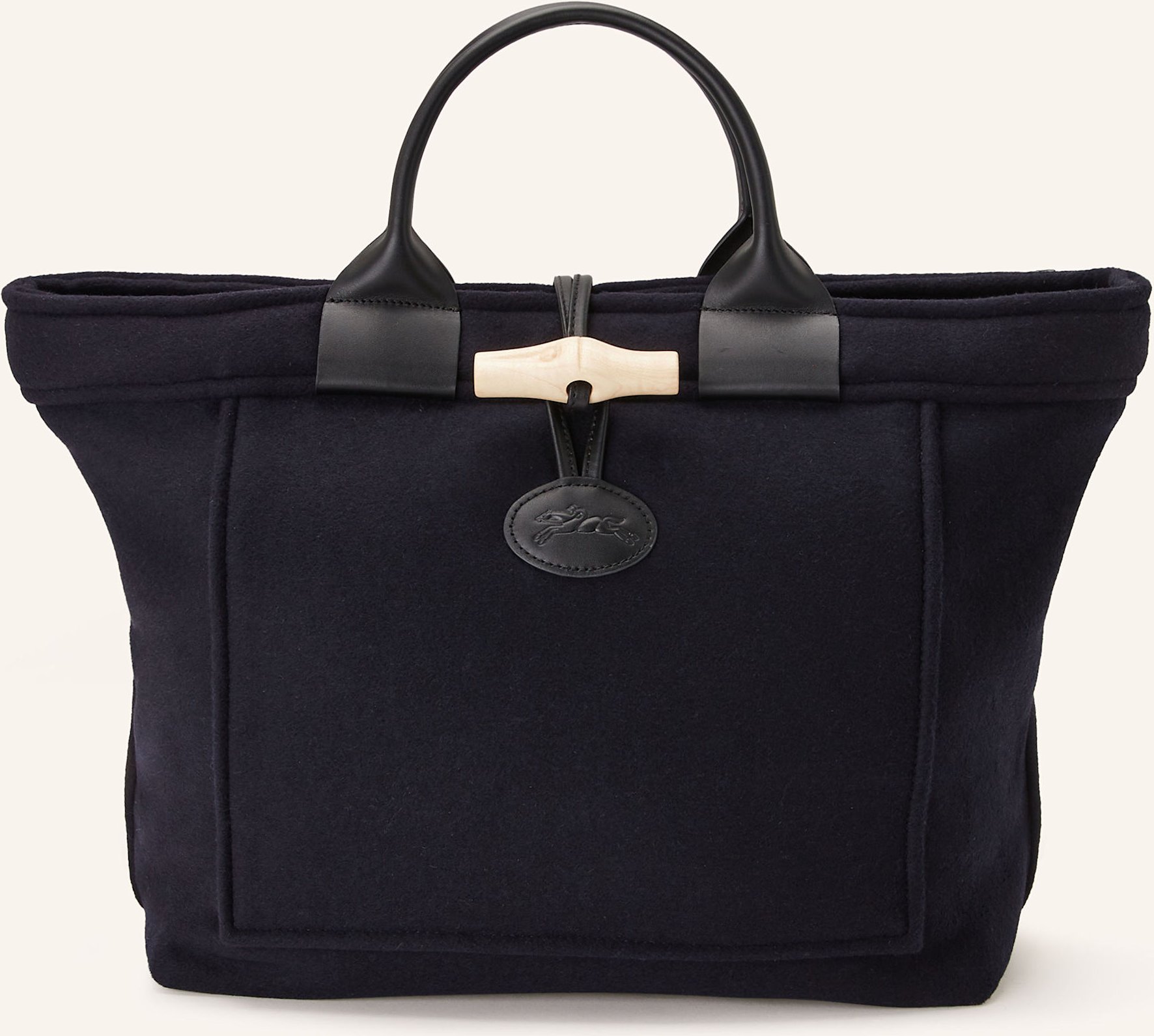 Longchamp Handtasche Le Roseau Large blau