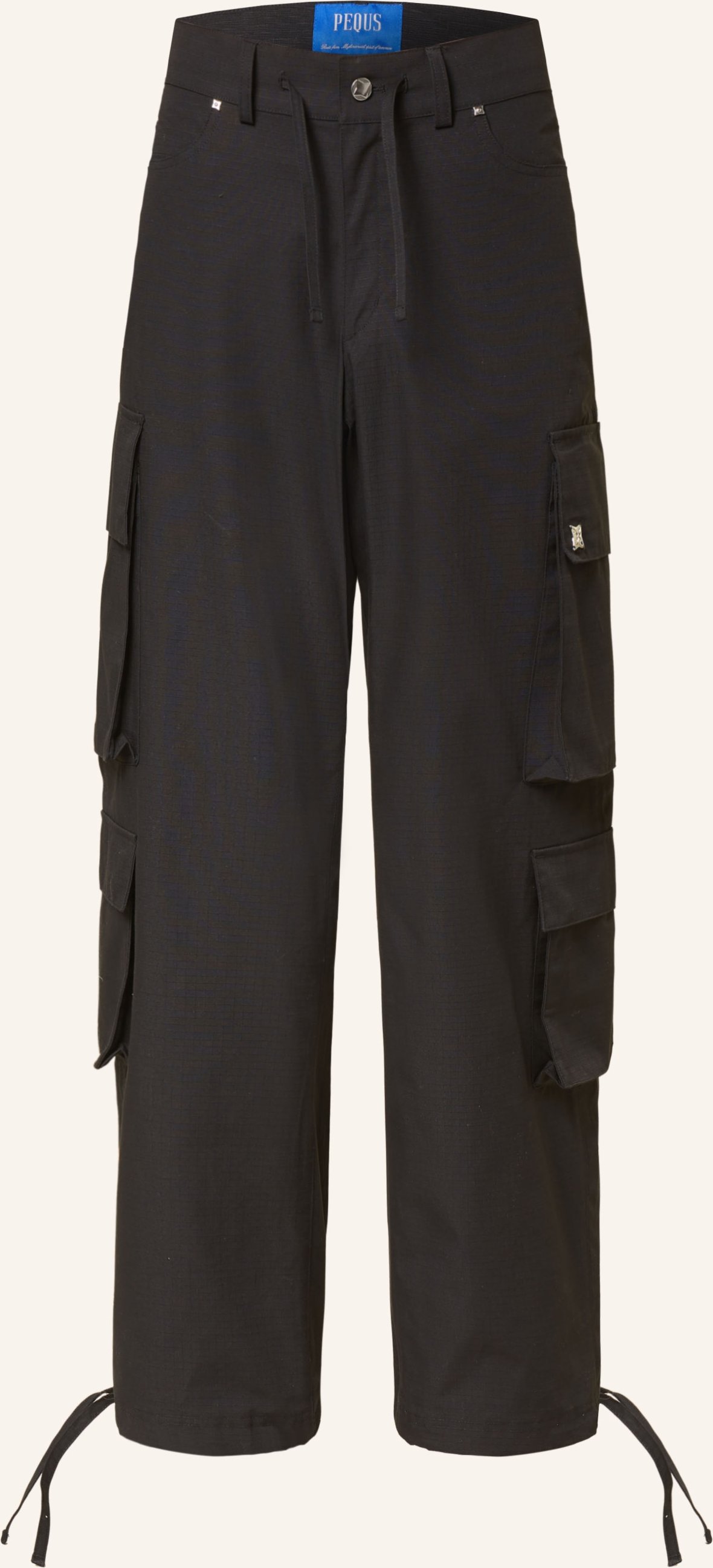 Thumbnail - Pequs Cargohose Regular Fit schwarz