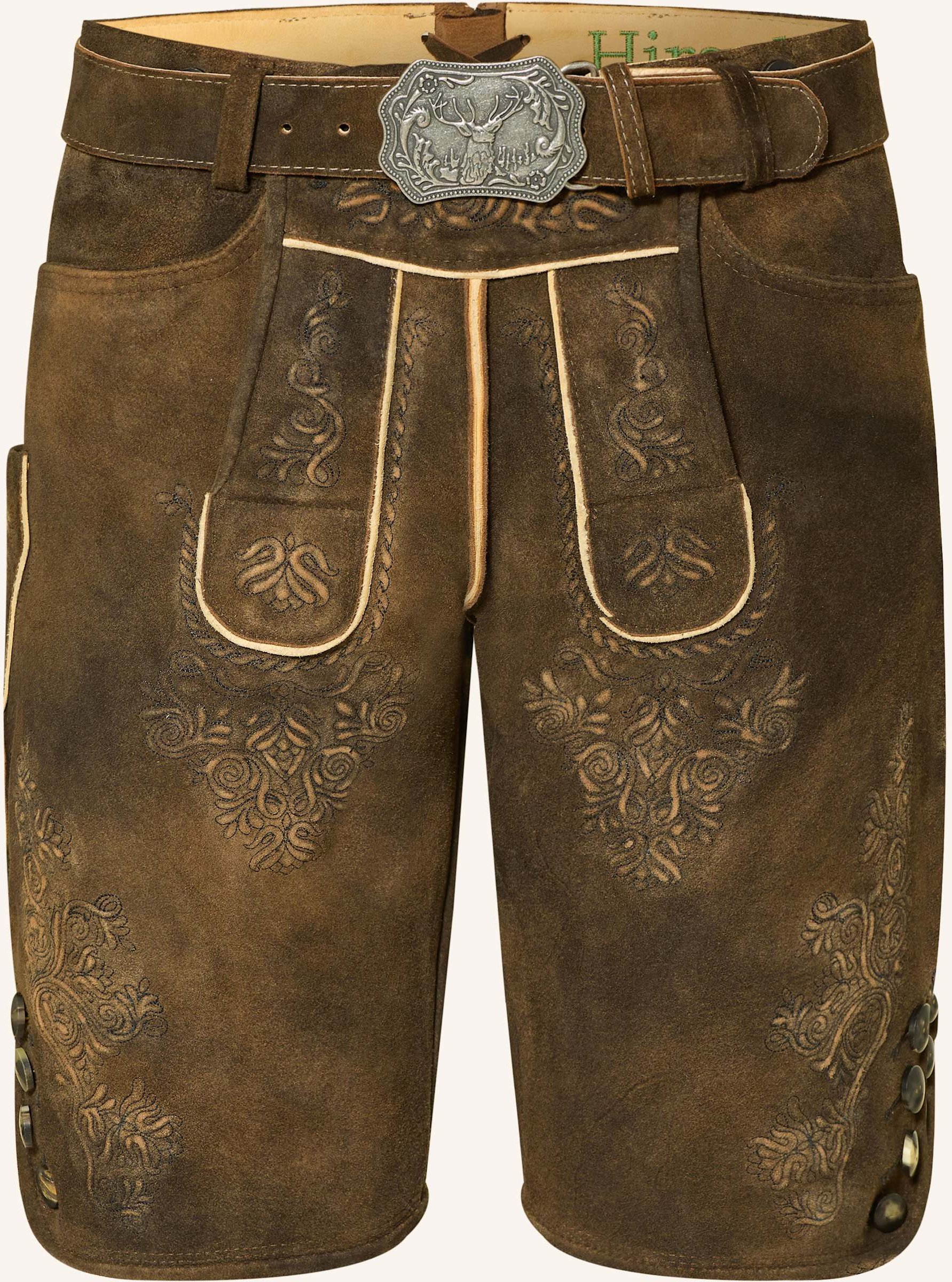 Hirscher Trachten-Lederhose Traunstein braun