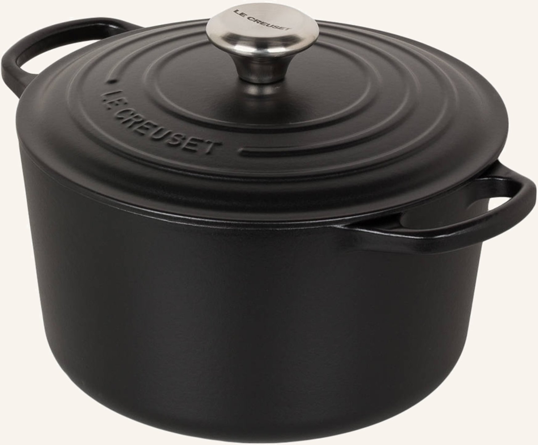 Le Creuset Bräter Signature schwarz