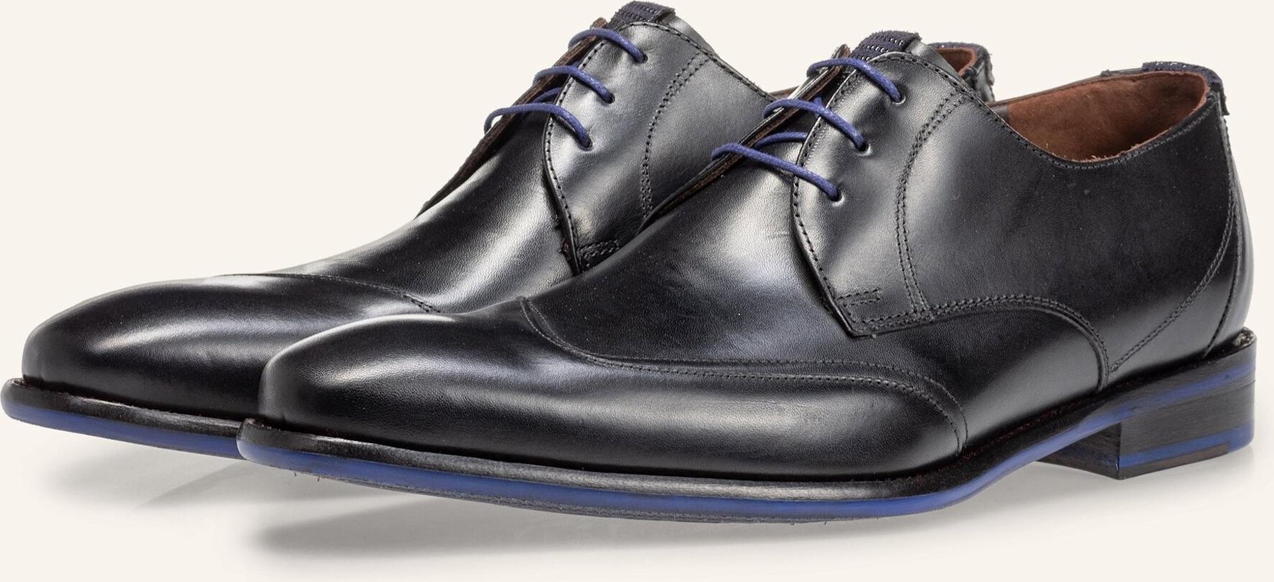 Floris Van Bommel Schnürer De Stijler 07 schwarz