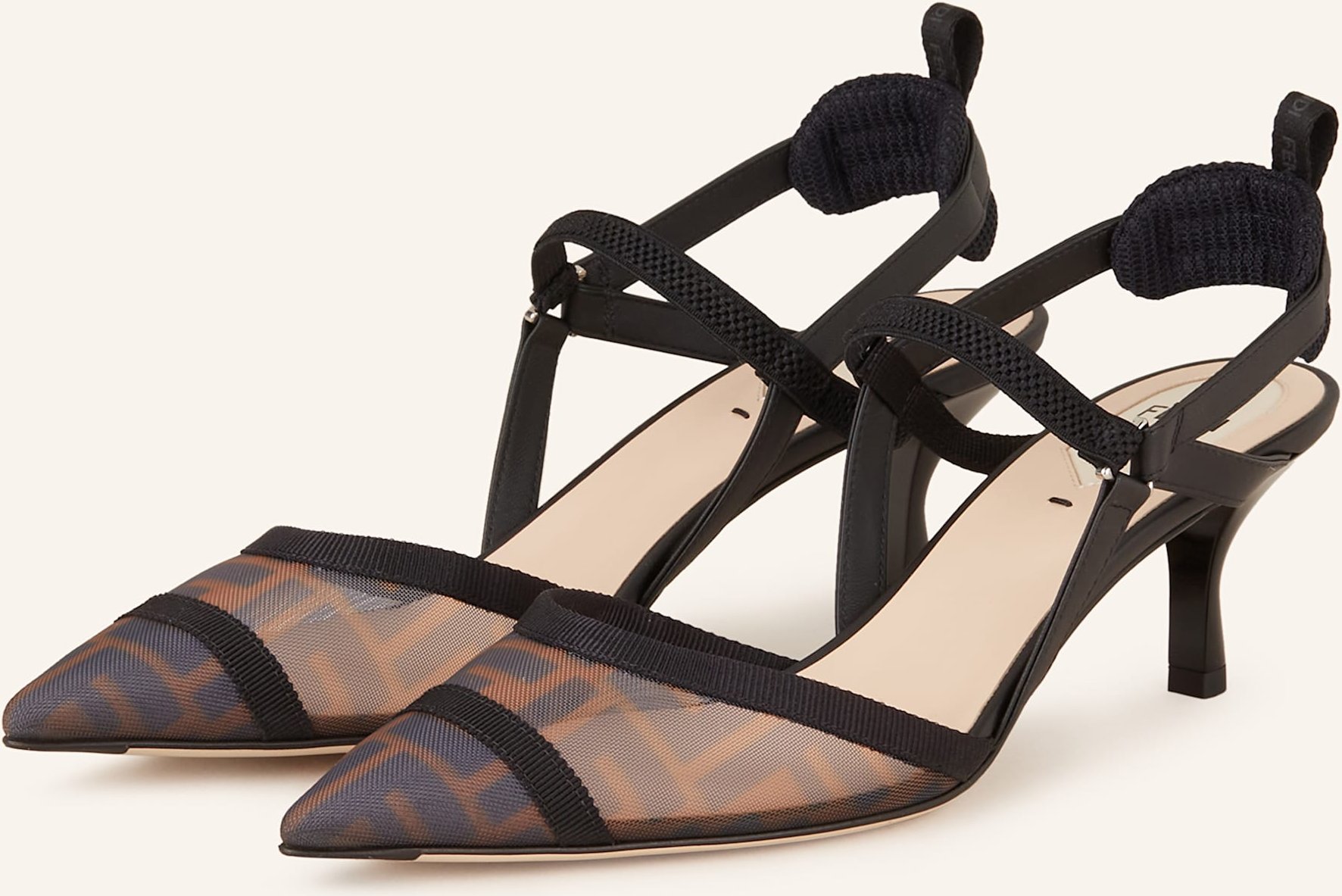 Fendi Slingpumps schwarz