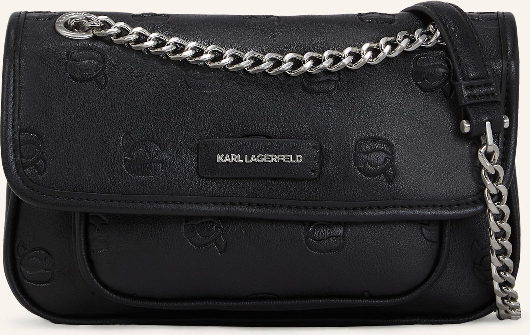 Karl Lagerfeld Schultertasche schwarz