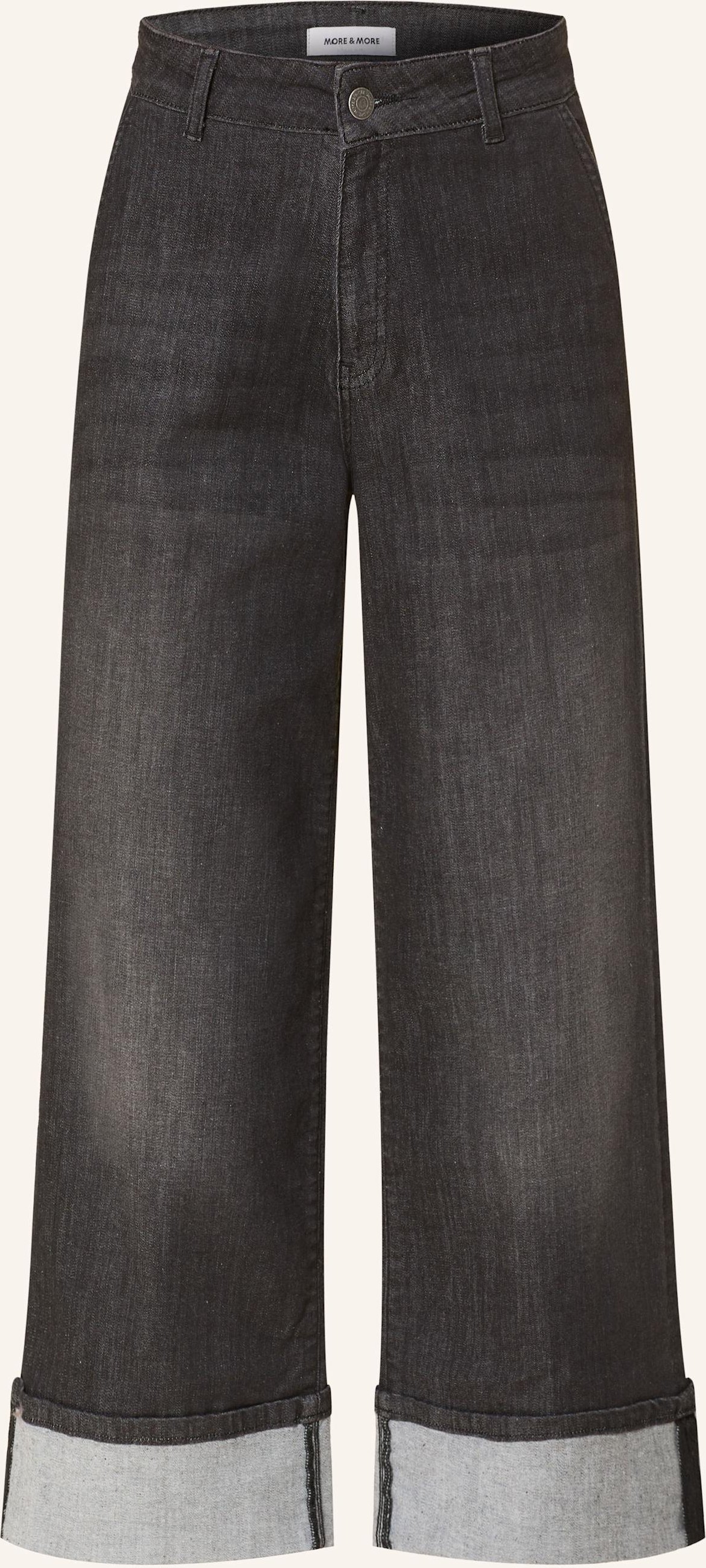 More & More Jeans-Culotte grau