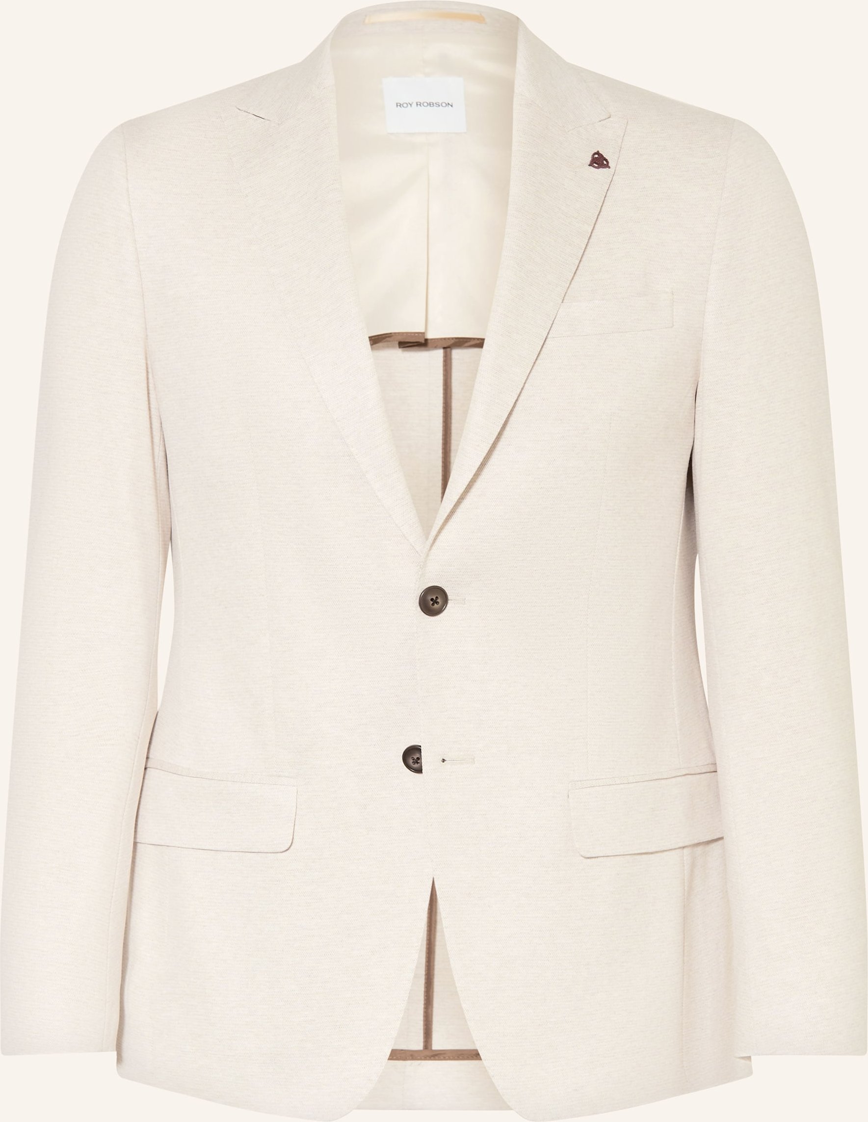 Roy Robson Anzugsakko Slim Fit beige