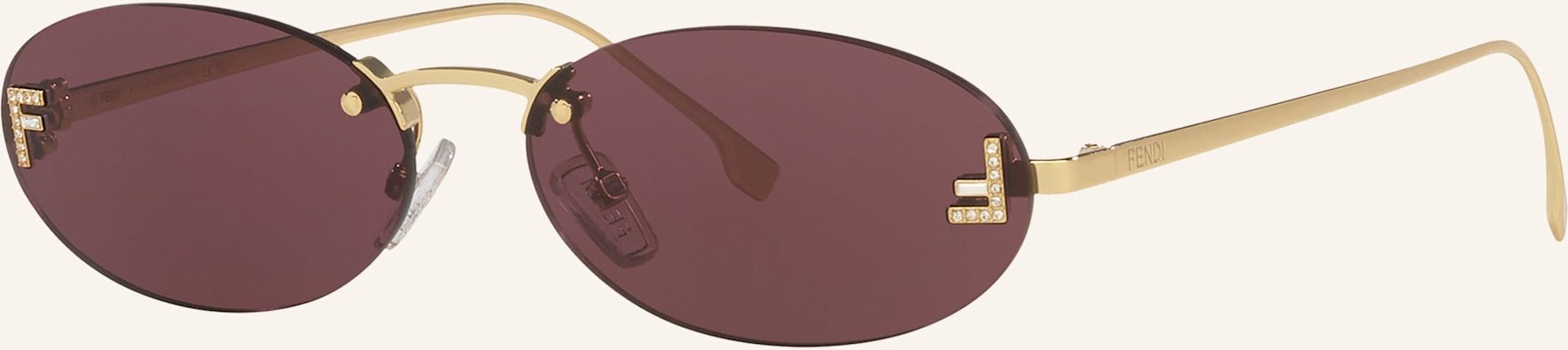 Fendi Sonnenbrille fn000647 gold