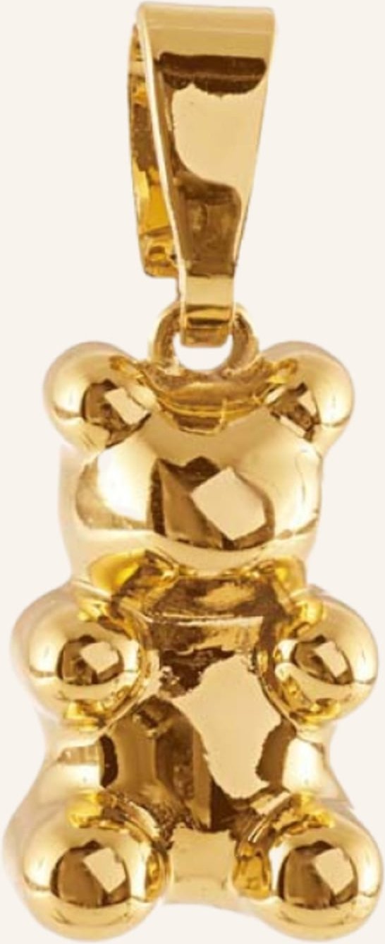 Crystal Haze Anhänger Golden Nostalgia Bear By Glambou gold