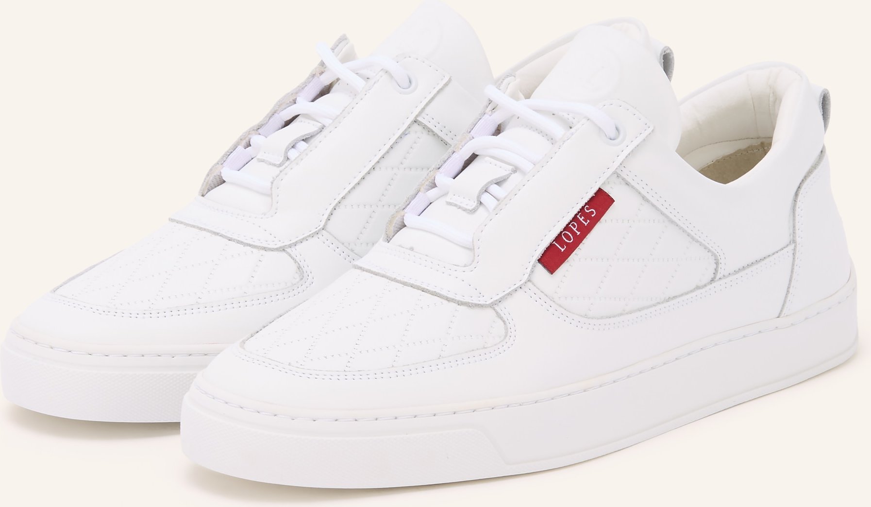 Leandro Lopes Sneaker Faisca weiss