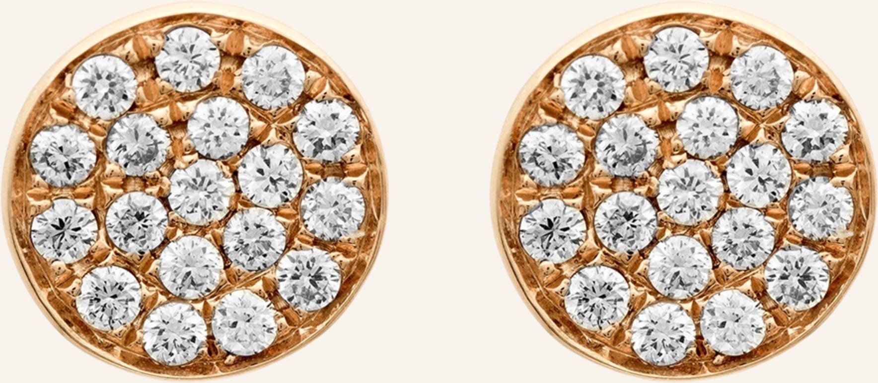 Cada Ohrstecker Tiny Dot rosegold