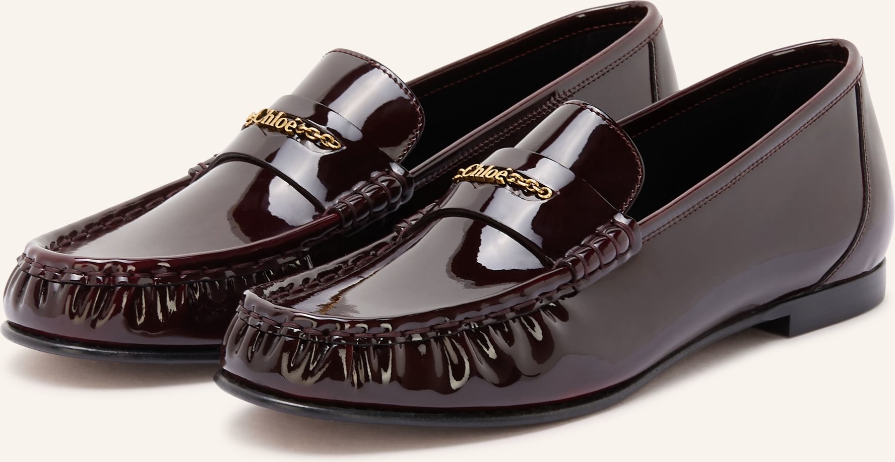 Chloé Penny-Loafer rot