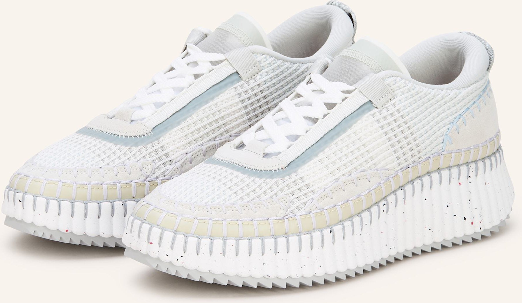 Thumbnail - Chloé Sneaker Nama grau