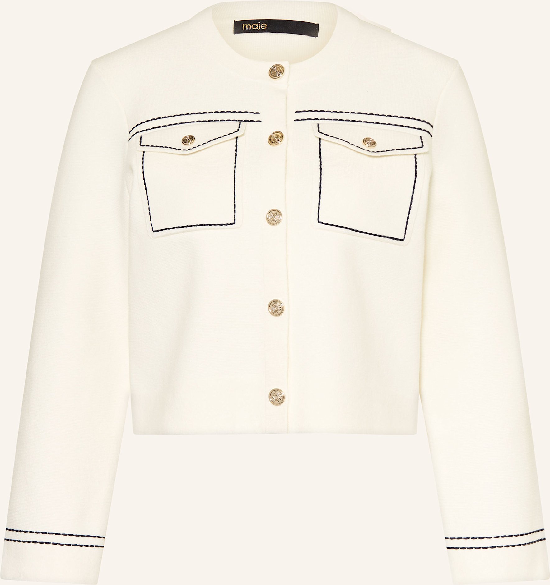 Maje Strickjacke weiss