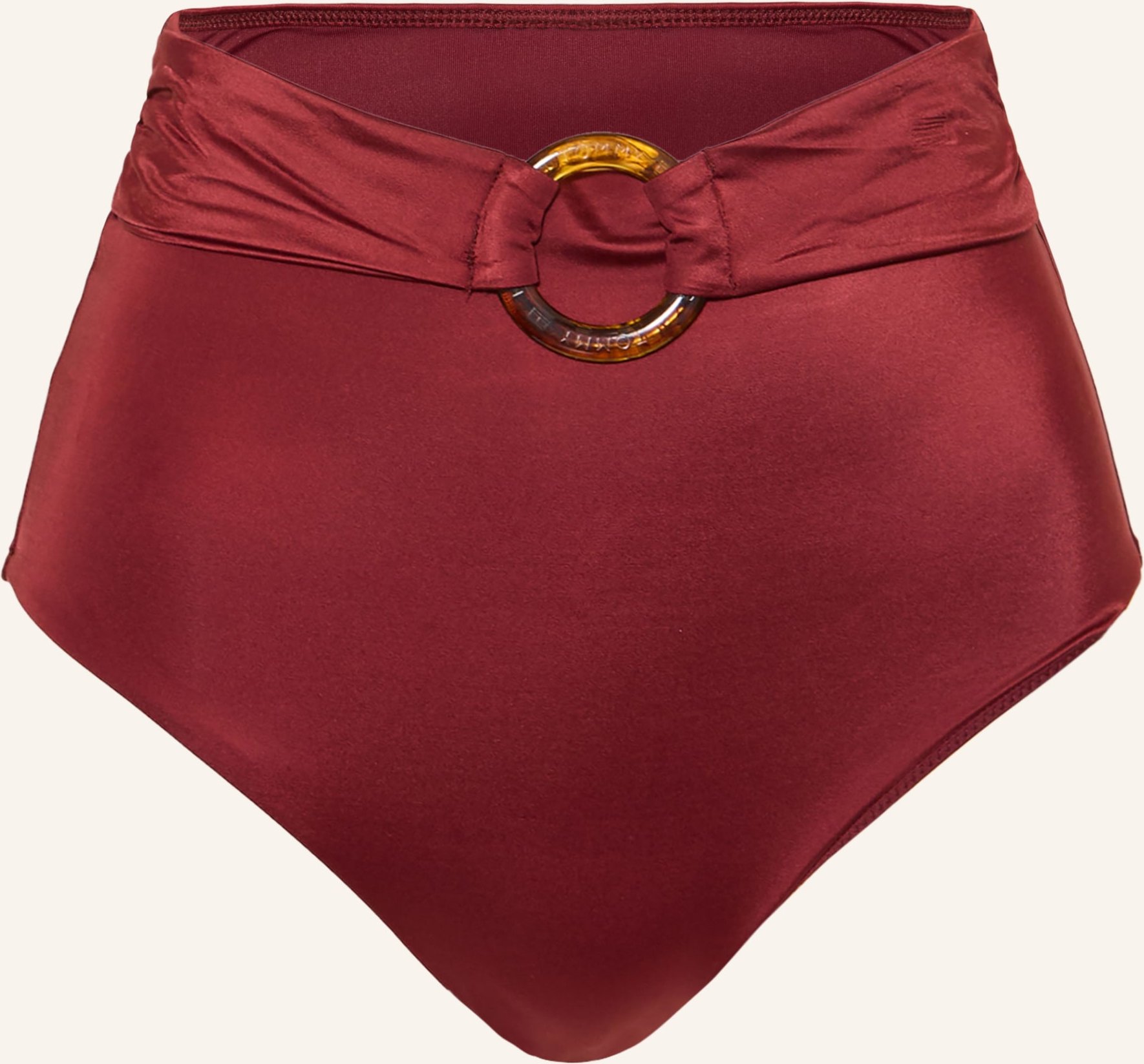 Tommy Hilfiger High-Waist-Bikini-Hose rot