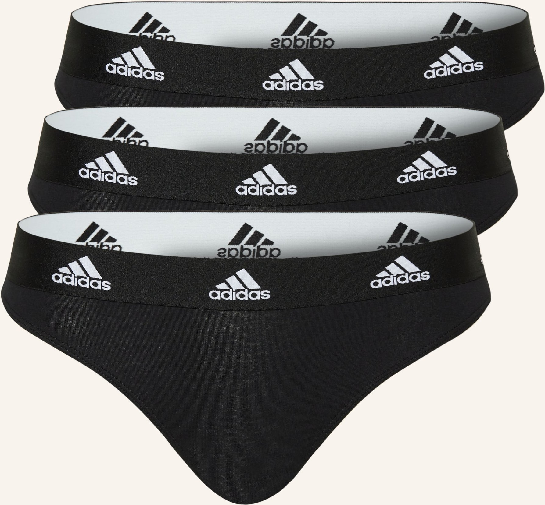 Thumbnail - Adidas 3er-Pack Strings schwarz