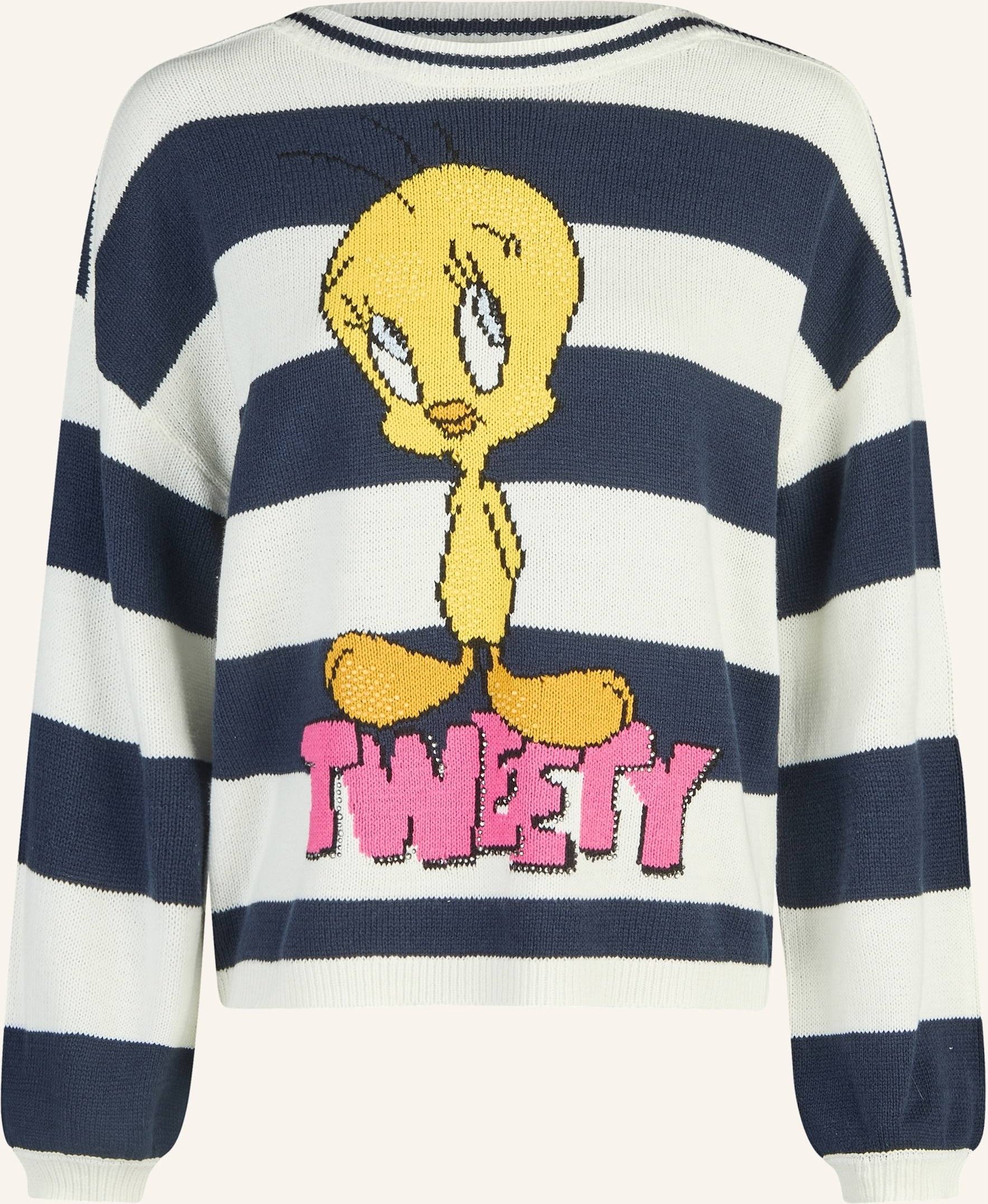 Princess Goes Hollywood Pullover Mit Schmucksteinen blau