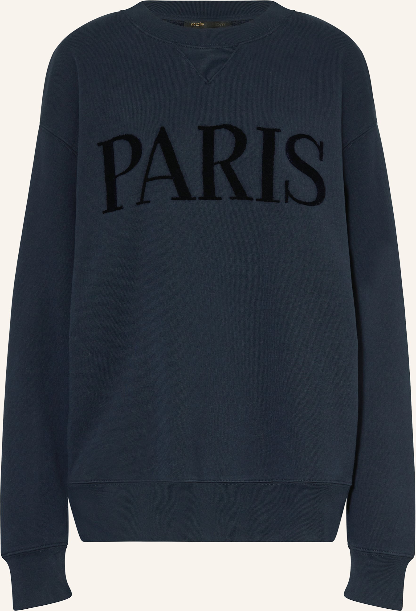 Maje Oversized-Sweatshirt blau