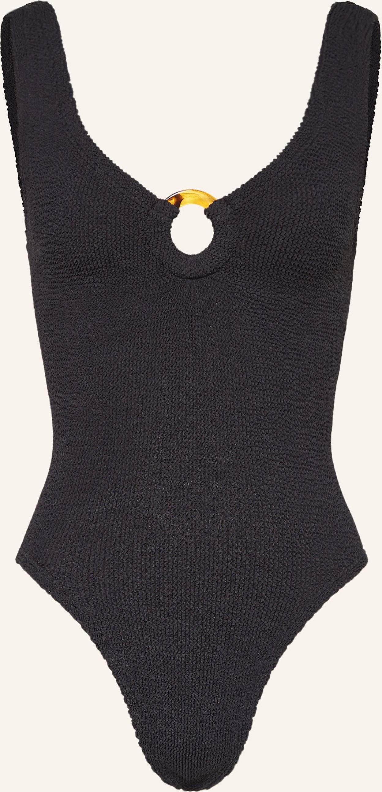 Hunza G Badeanzug Celine schwarz