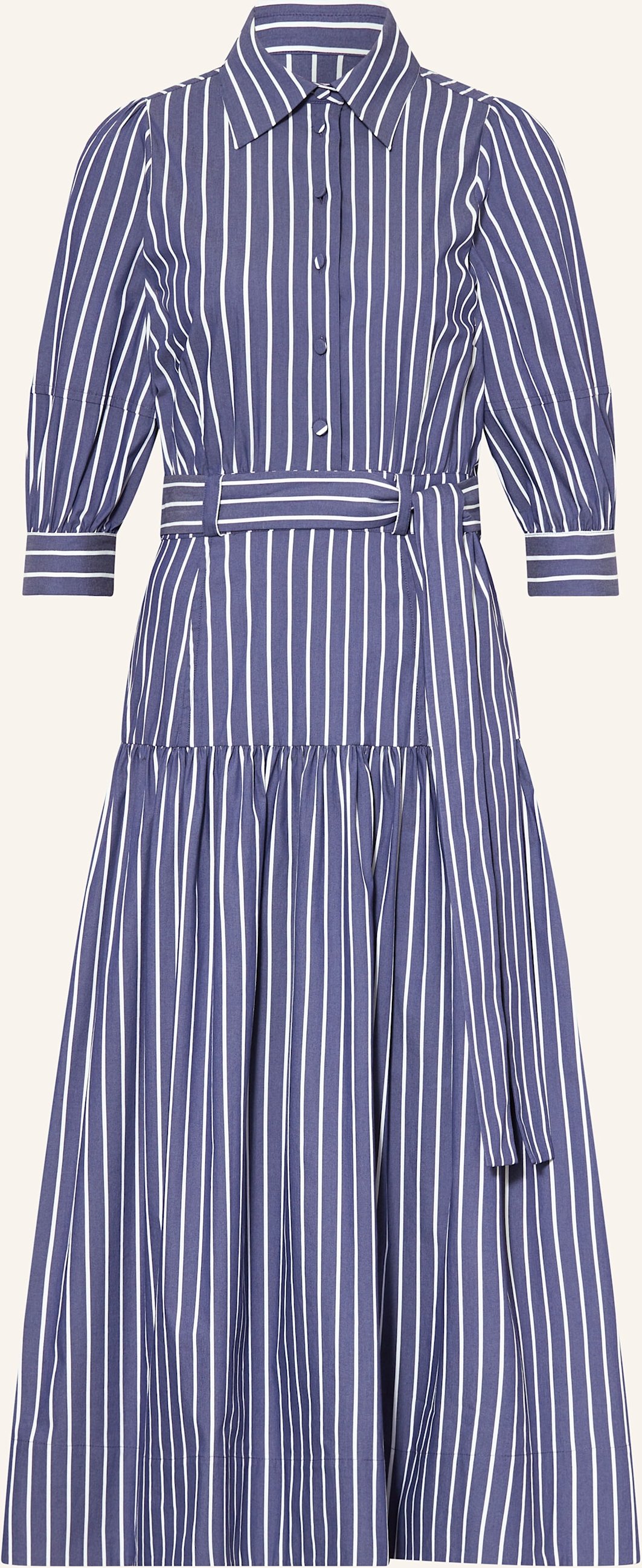 Dea Kudibal Hemdblusenkleid Mit 3/4-Arm blau