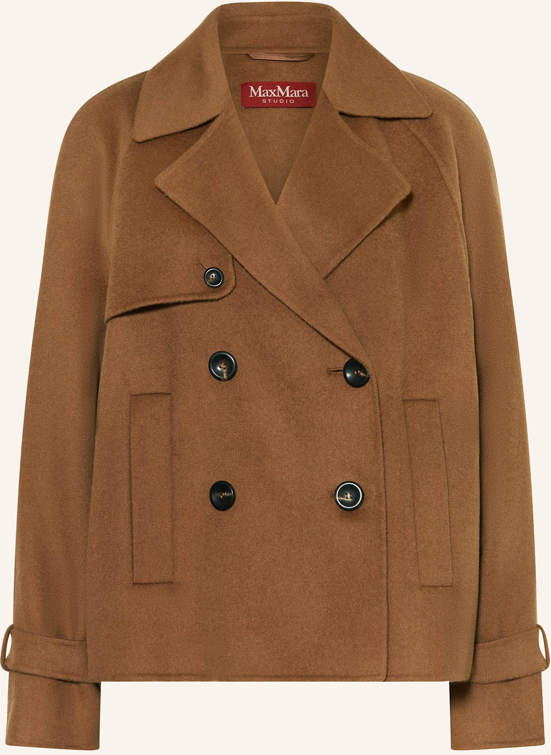 Max Mara Studio Trench-Jacke Nupar braun