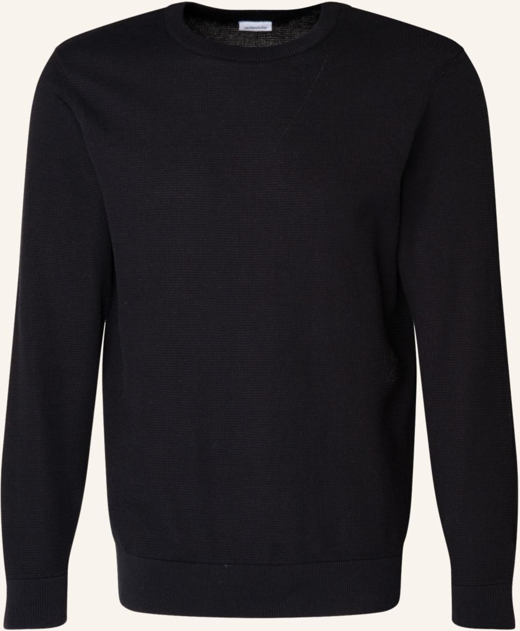 Seidensticker Pullover Regular Fit schwarz