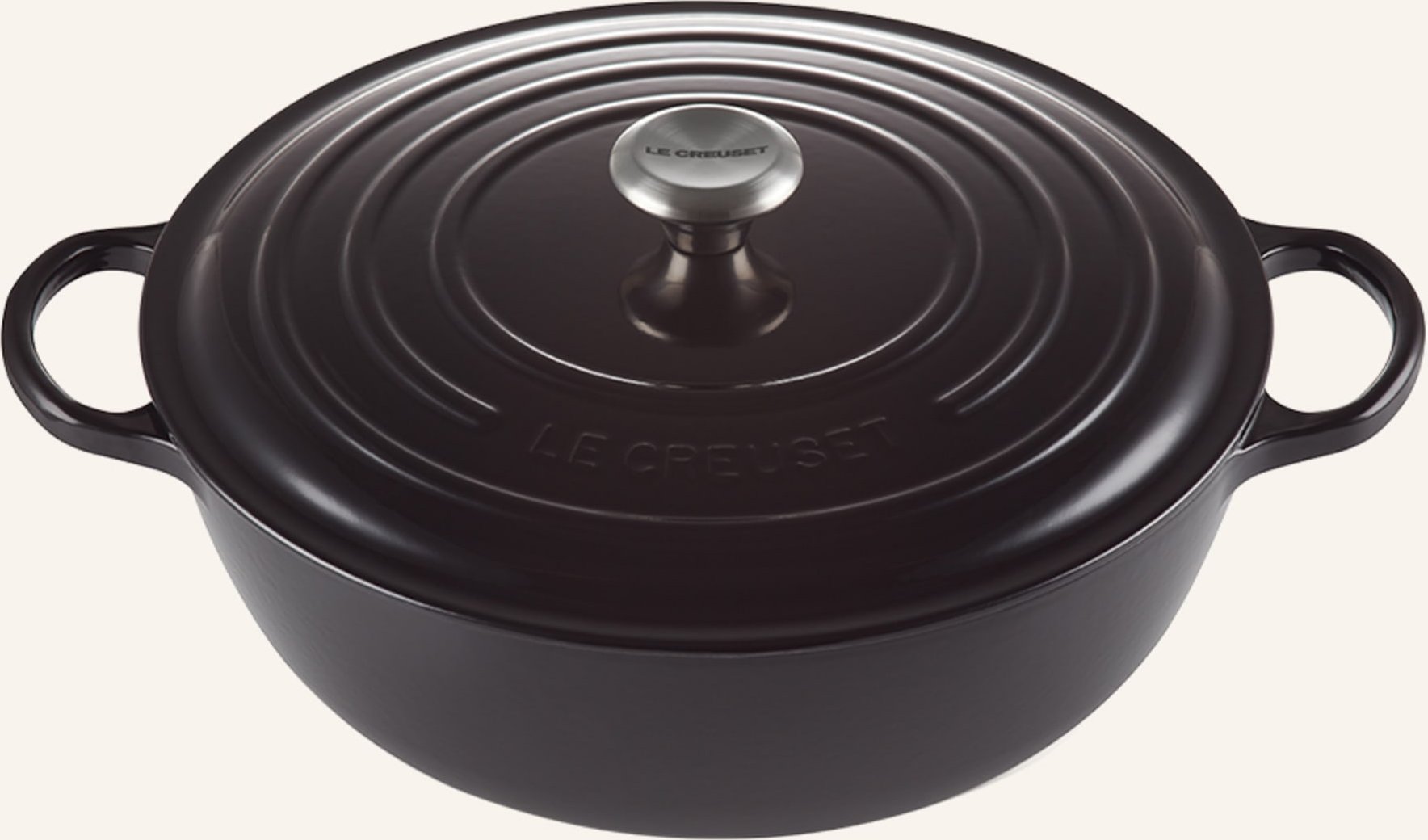 Le Creuset Kochtopf La Marmite Signature schwarz