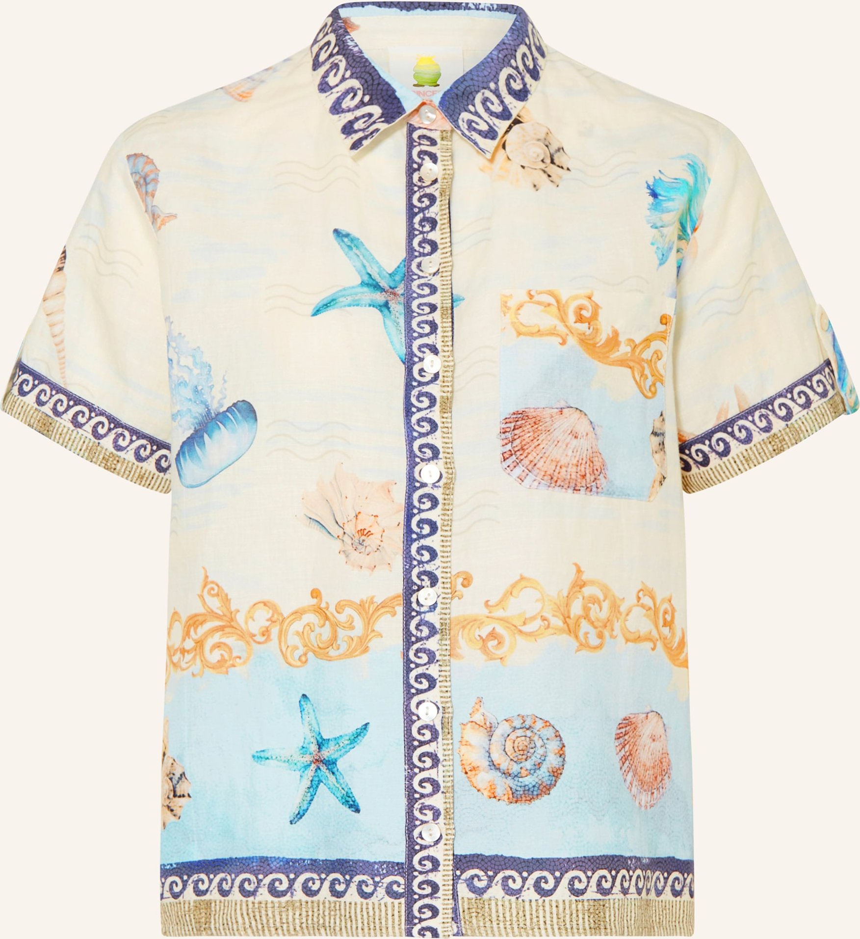 Princess Goes Hollywood Hemdbluse Aus Leinen weiss