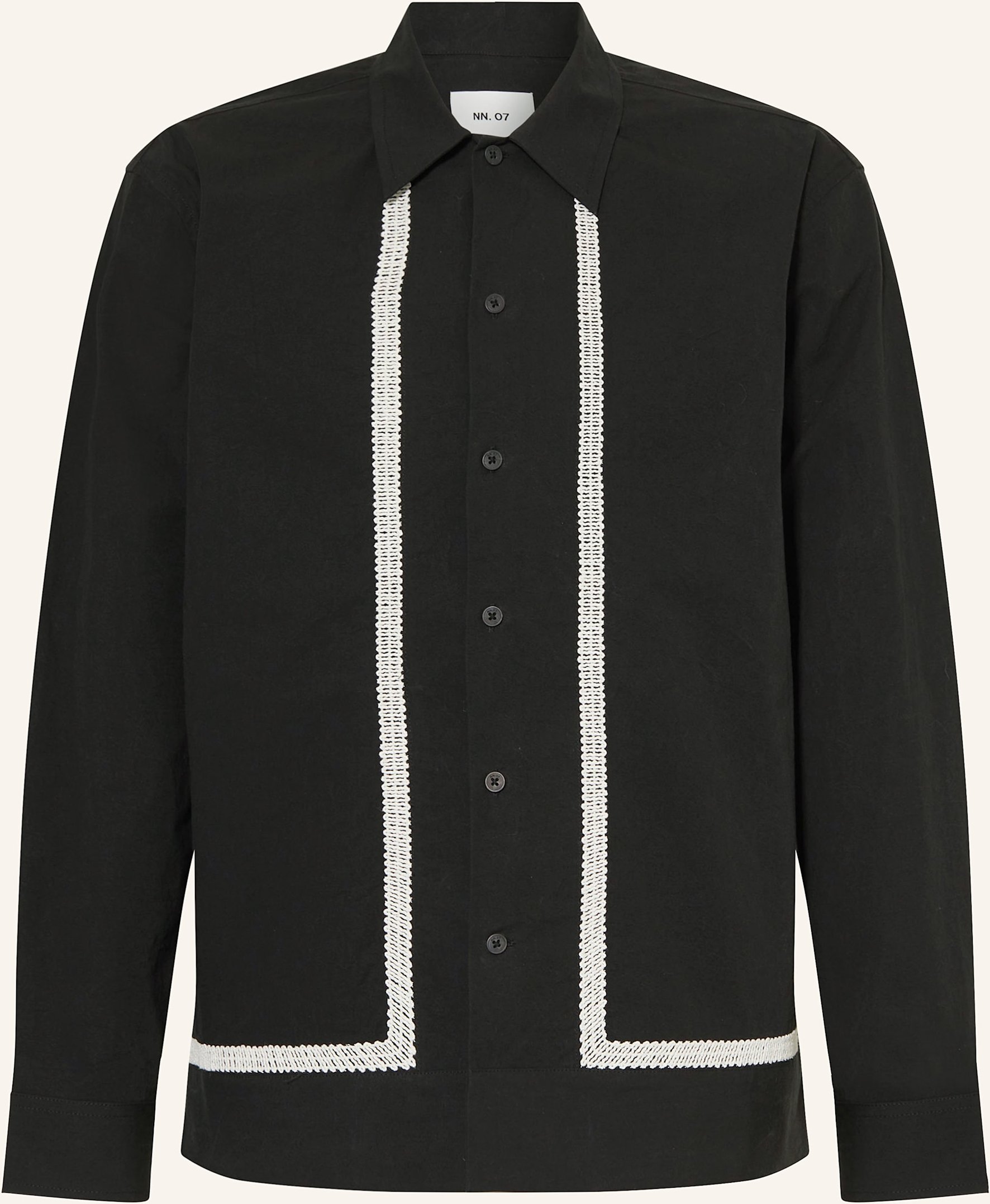 Nn.07 Overjacket Reed Regular Fit schwarz