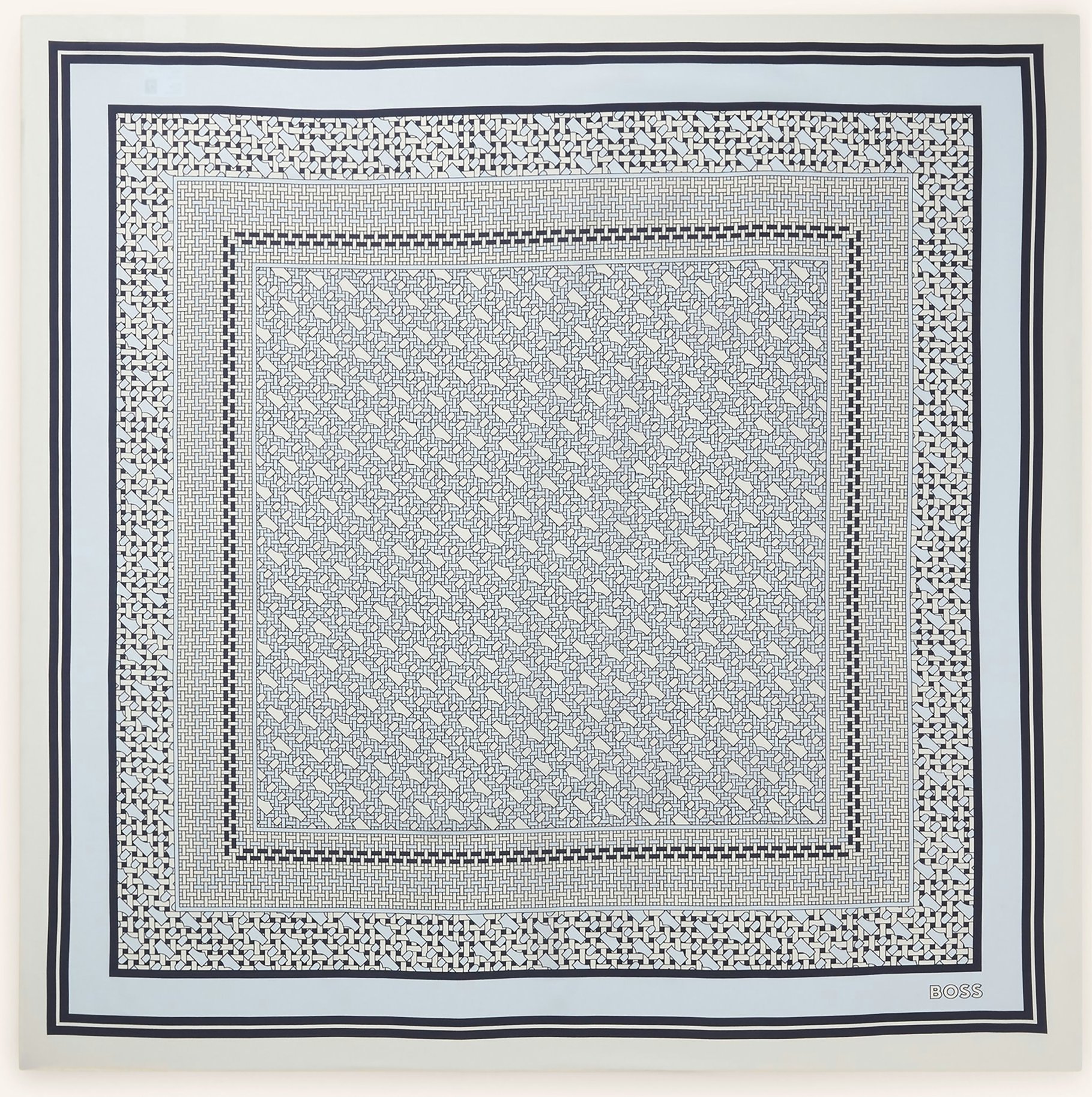 Boss Seidentuch Lainy blau