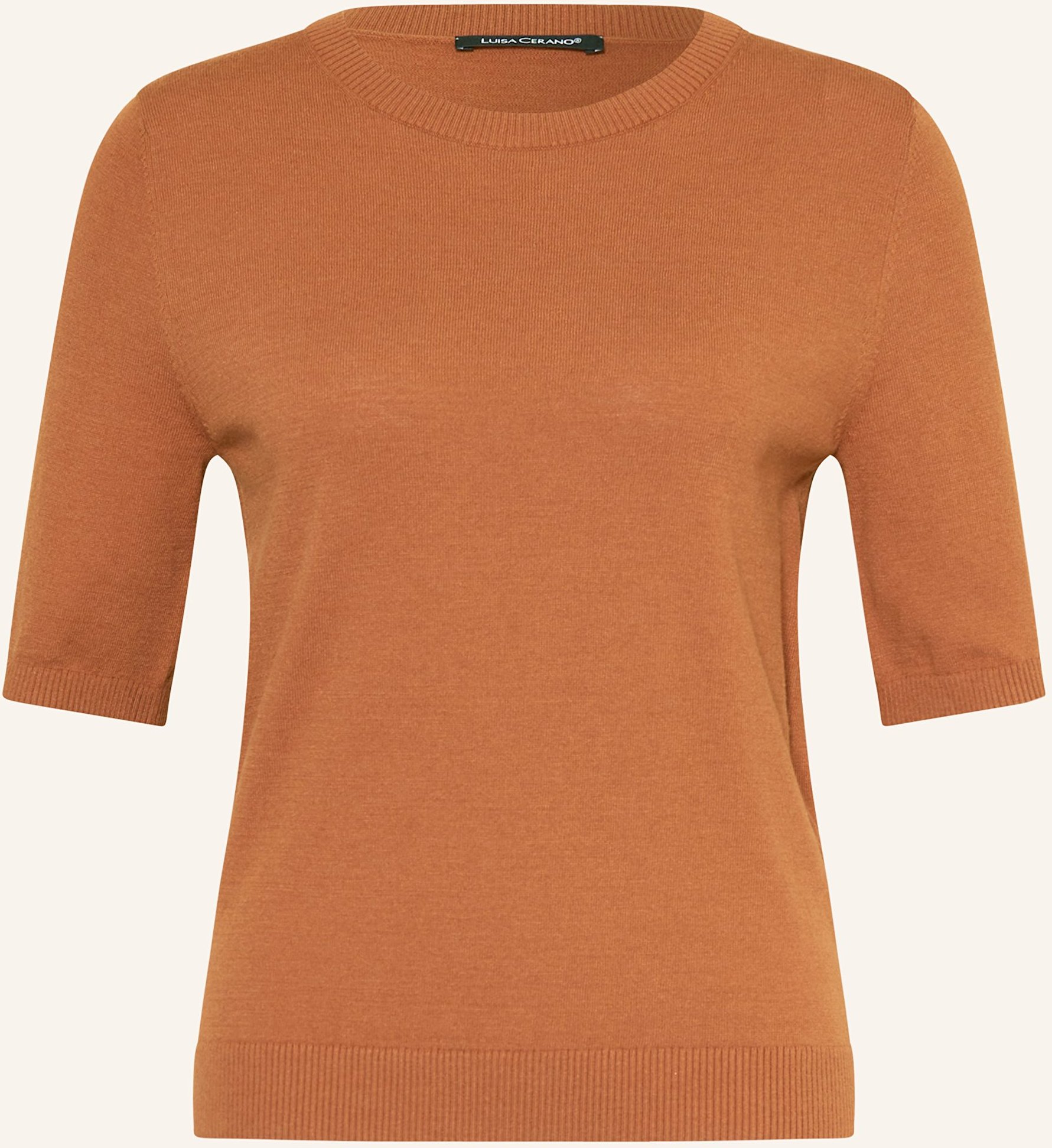 Luisa Cerano Strickshirt braun