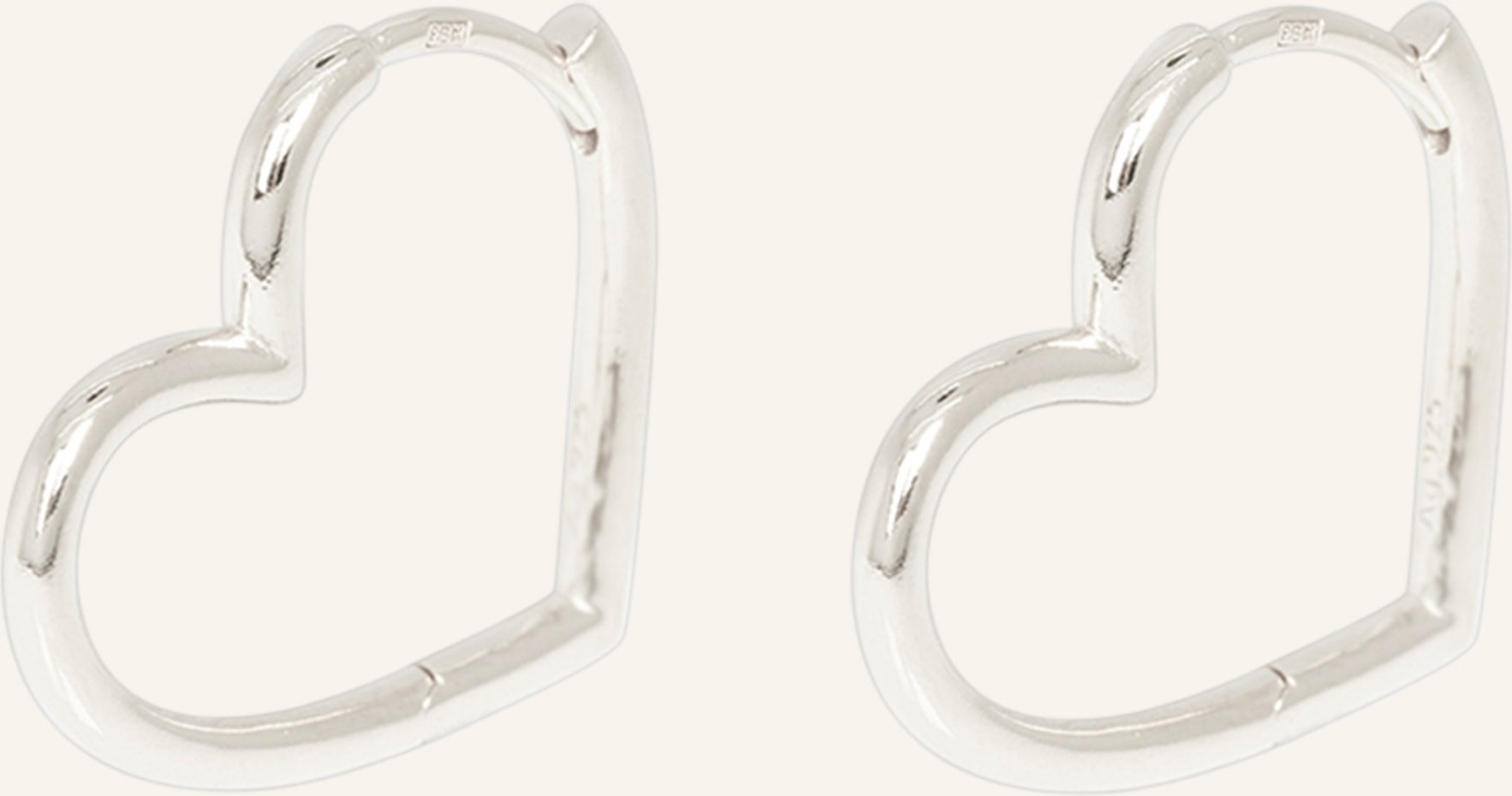 Ariane Ernst Ohrringe I Love You No.3 silber