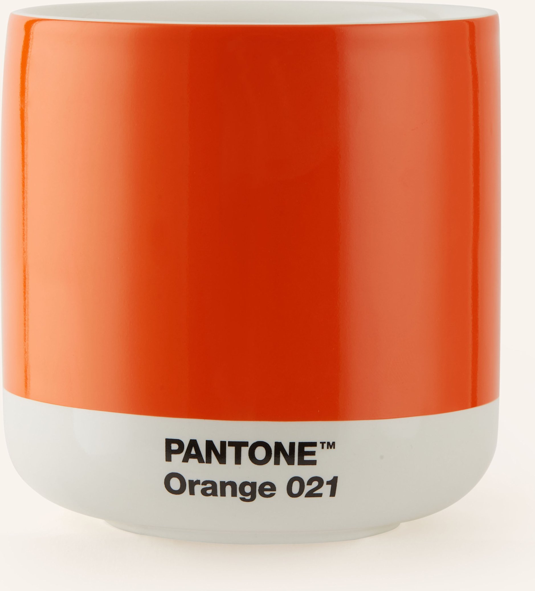 Pantone Latte-Thermobecher orange