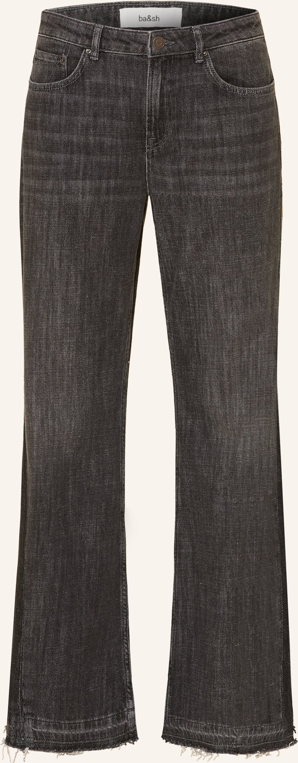 Ba&Sh Flared Jeans Fadou schwarz