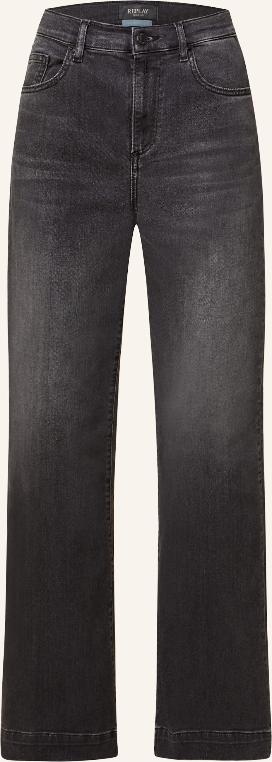 Replay Straight Jeans Meija schwarz