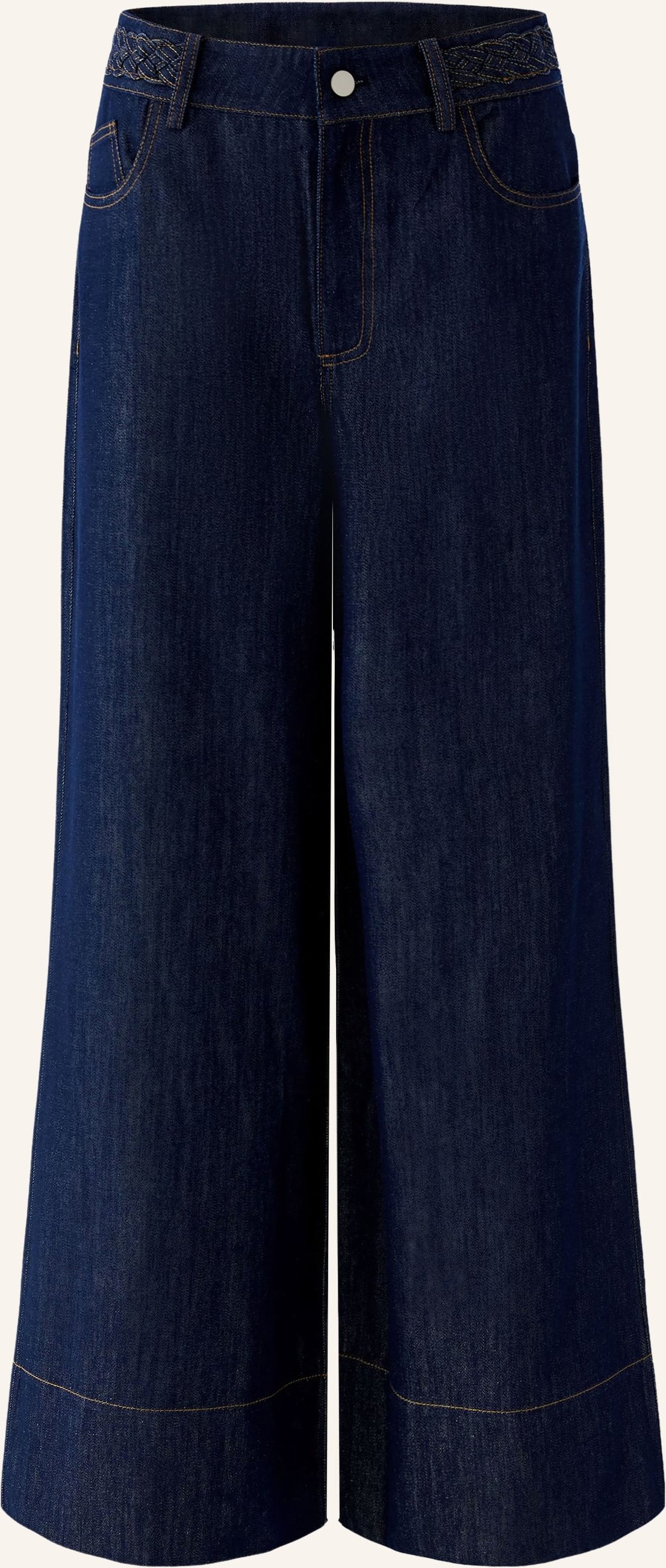 Oui Wide Leg Jeans blau