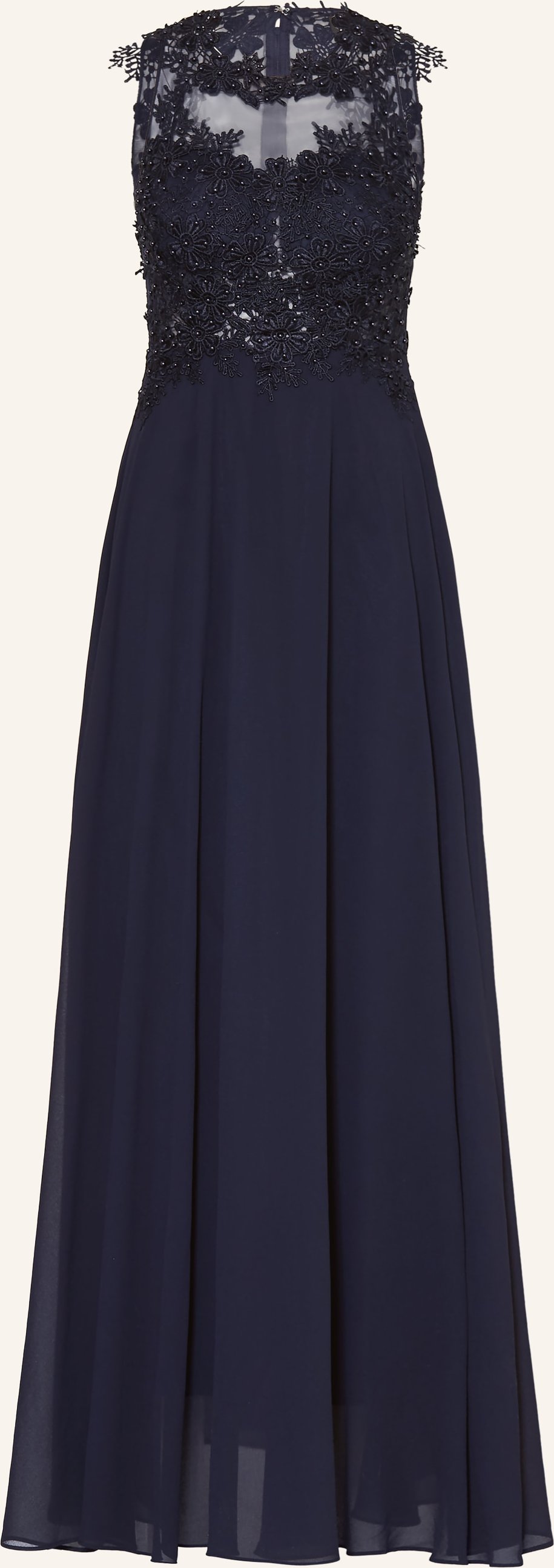 Apart Abendkleid Mit Spitze blau