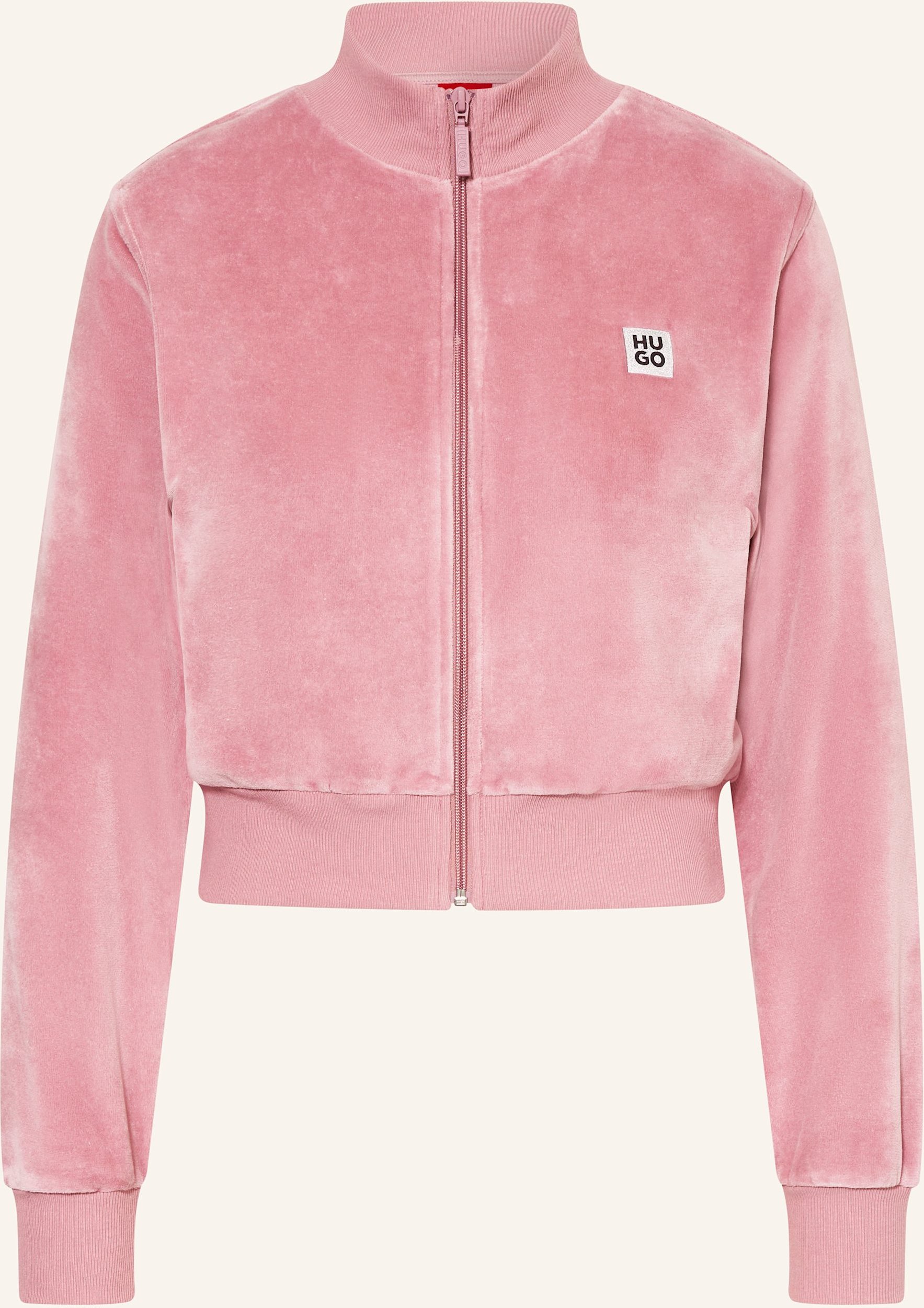 Hugo Lounge-Jacke Velvet Aus Nicki rosa