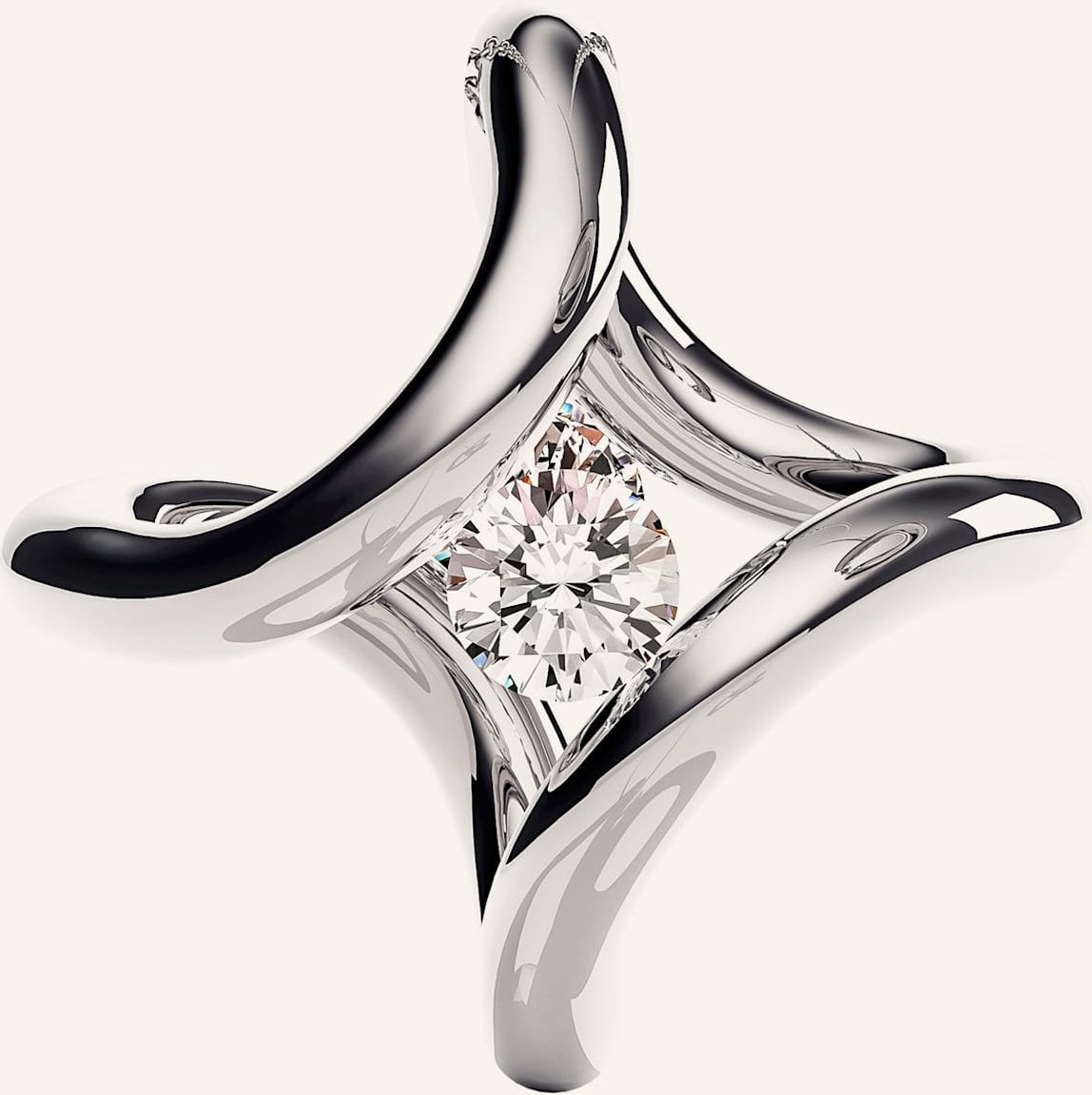 Niessing Anhänger Spannring® Ära silber